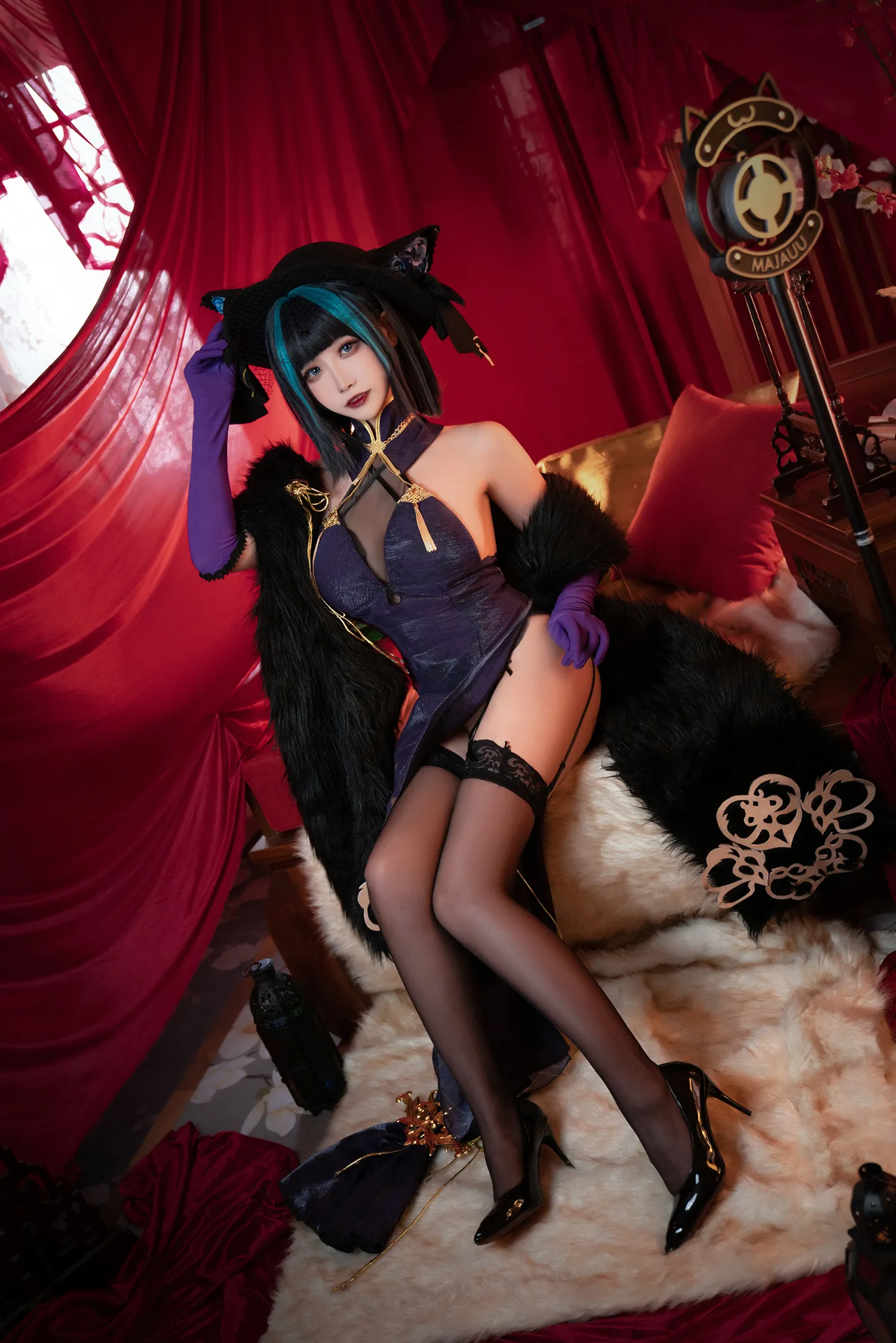Momoko葵葵 NO.038 碧蓝航线柴郡 音乐绚烂CaitSith NO.0000