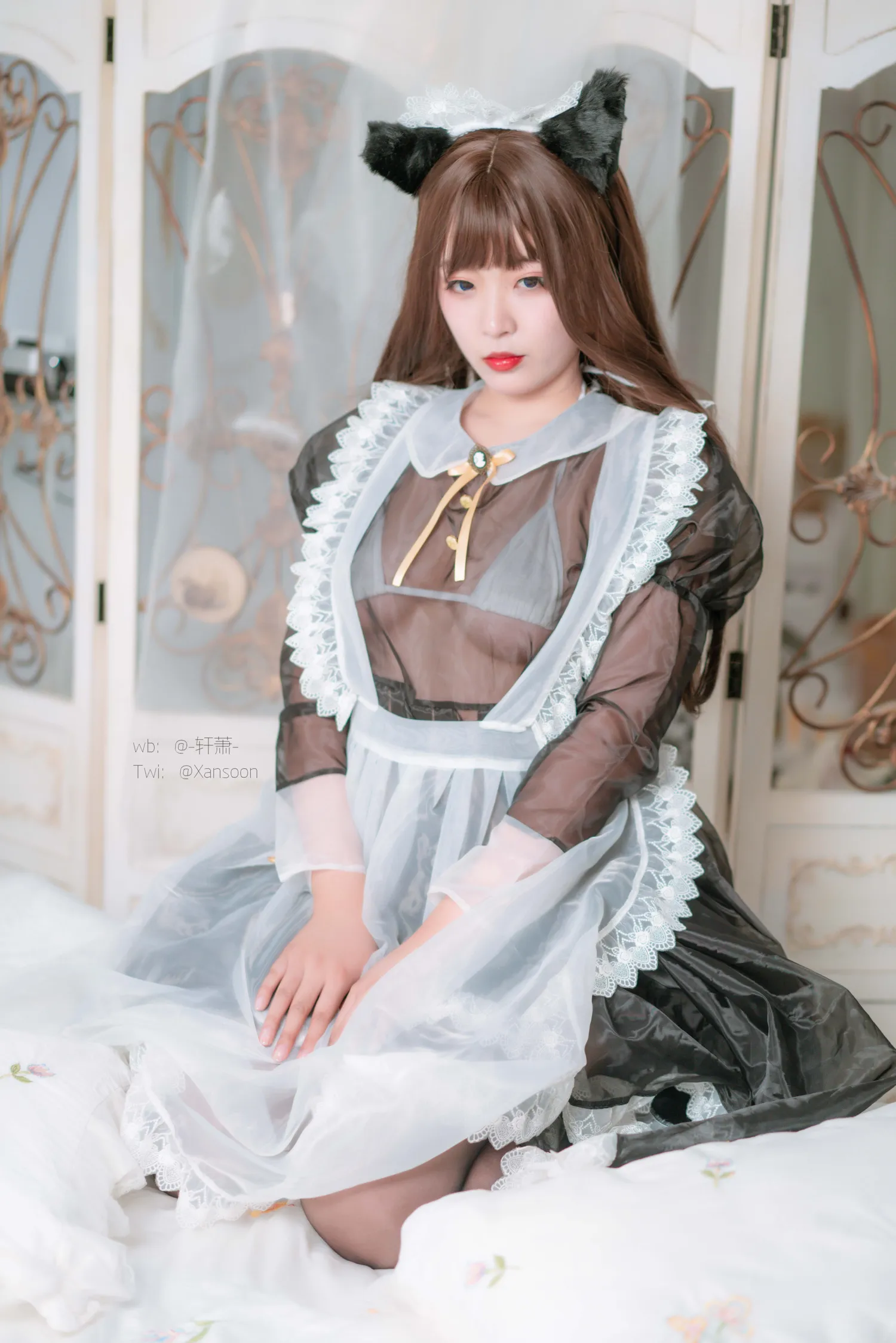 轩萧学姐 NO.010 透明女仆 NO.0000