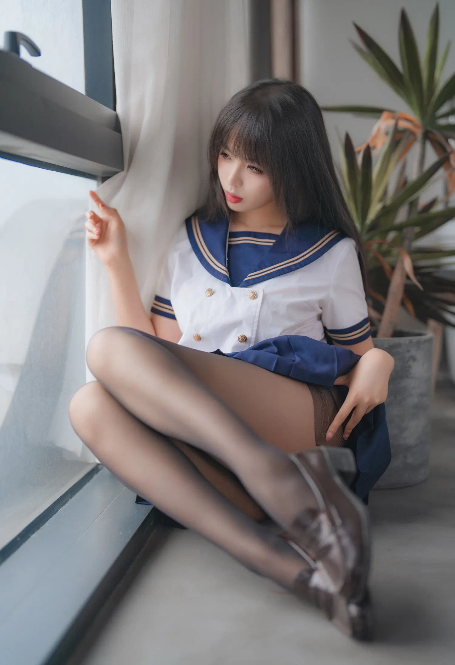 轩萧学姐 NO.040 黑丝jk内衣 NO.0000