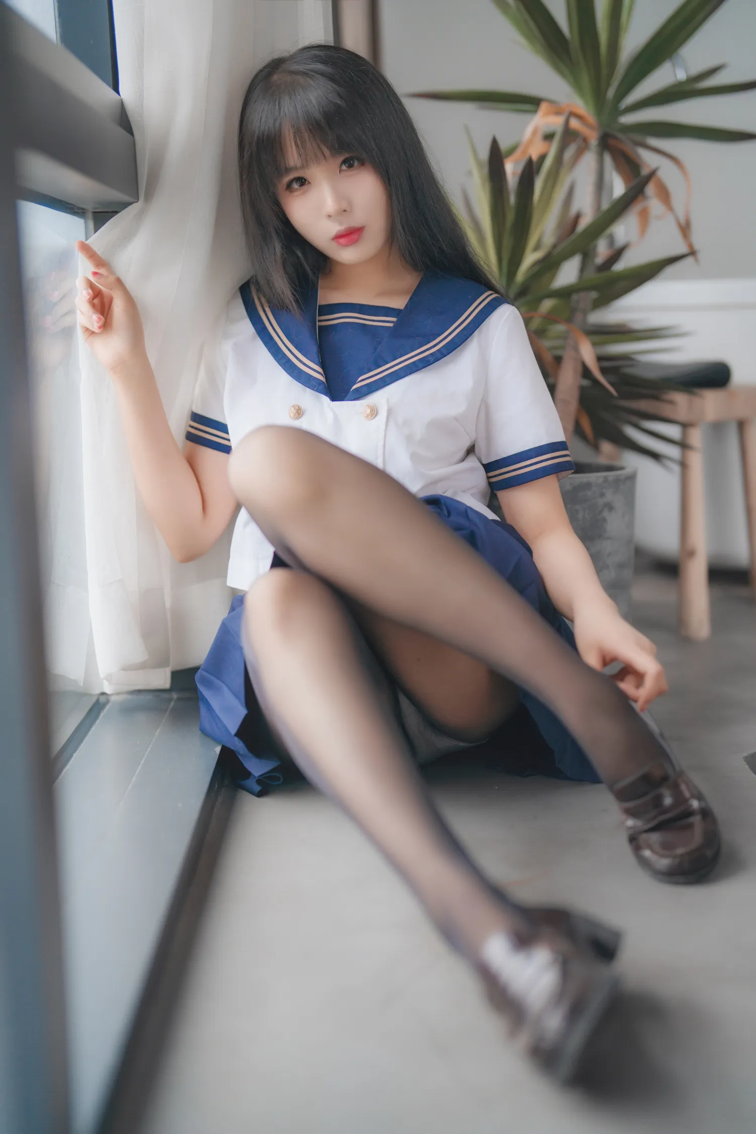 轩萧学姐 NO.040 黑丝jk内衣 NO.0000