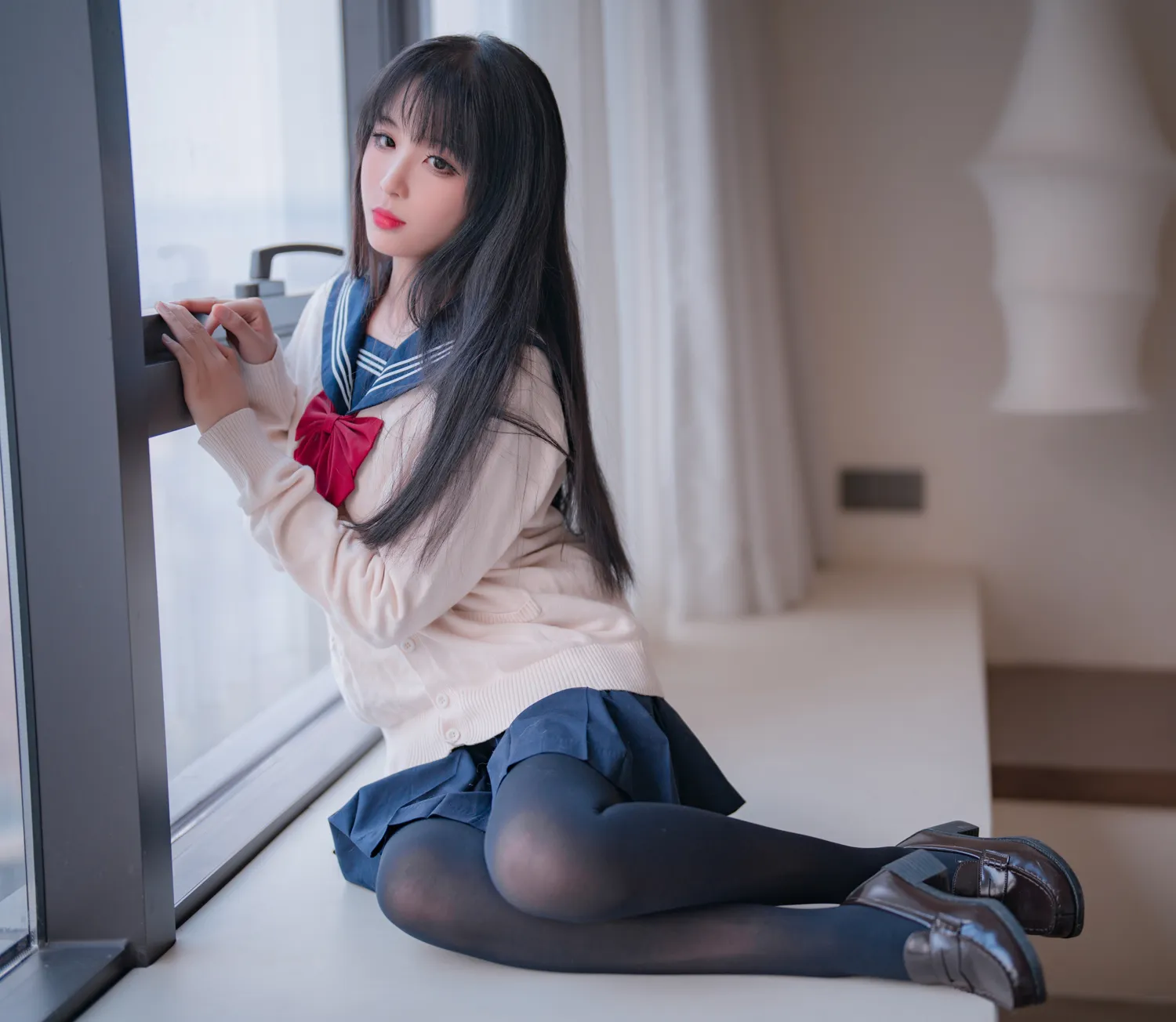 轩萧学姐 NO.043 JK厚裤袜 NO.0000