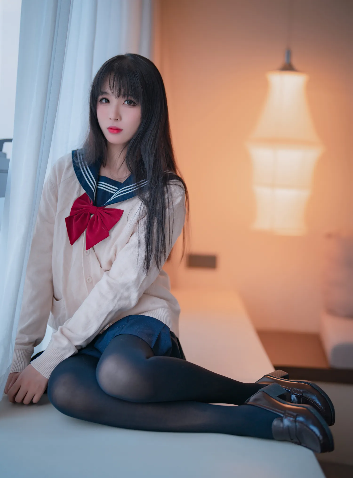轩萧学姐 NO.043 JK厚裤袜 NO.0000