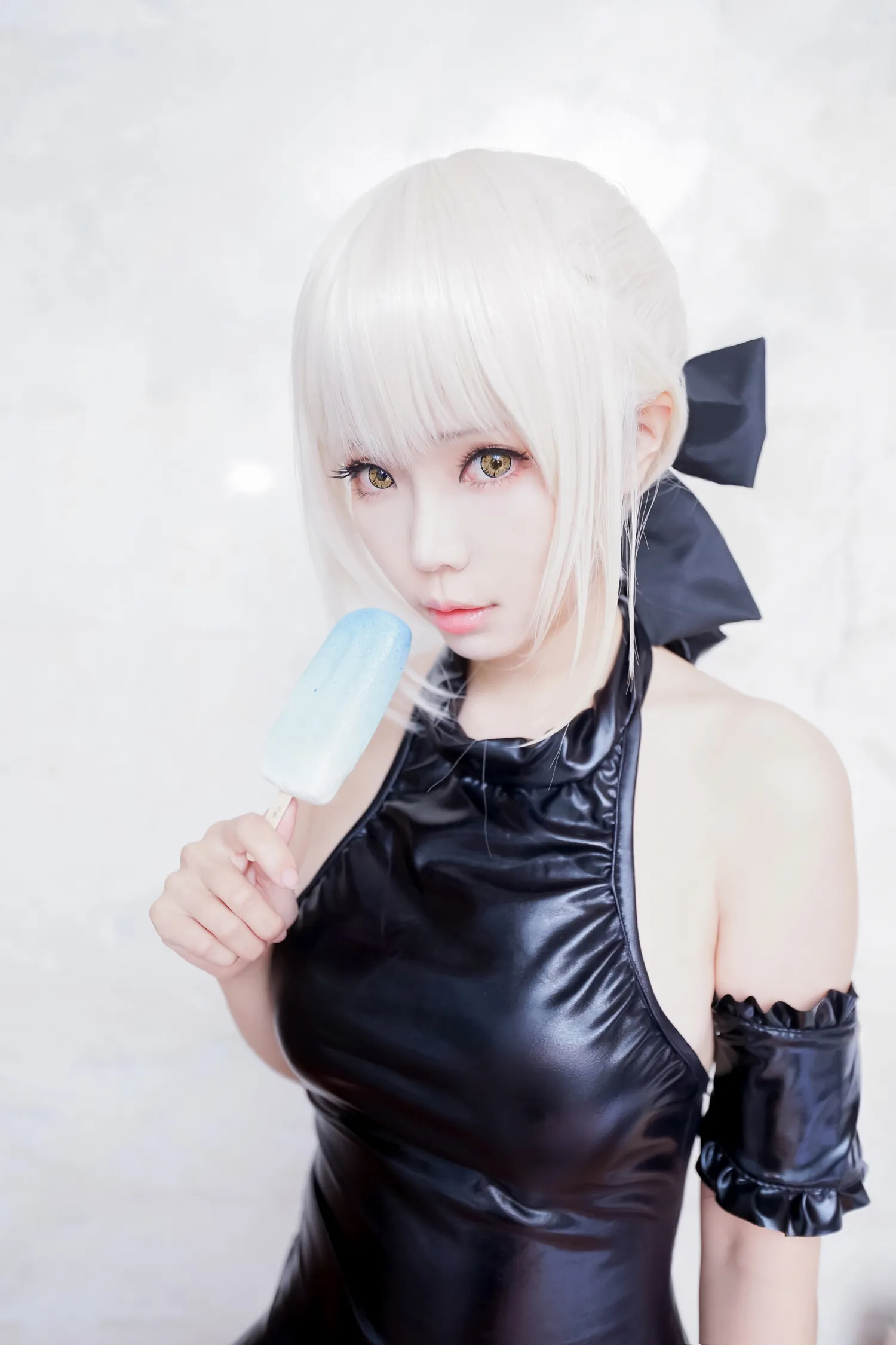 ElyEE子 NO.012 黑皮泳裙 NO.0000