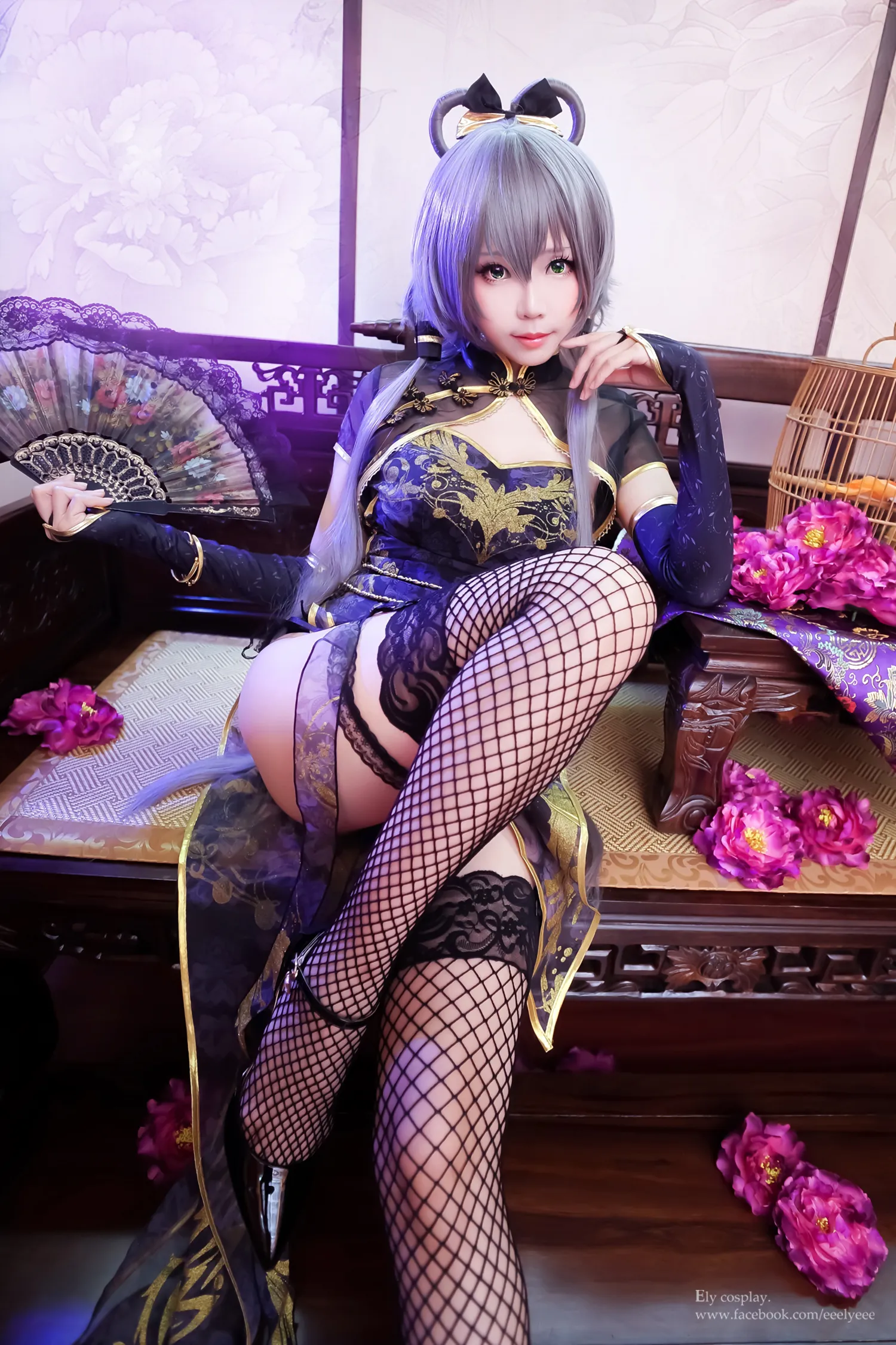 ElyEE子 NO.036 天依金丝雀旗袍 NO.0000