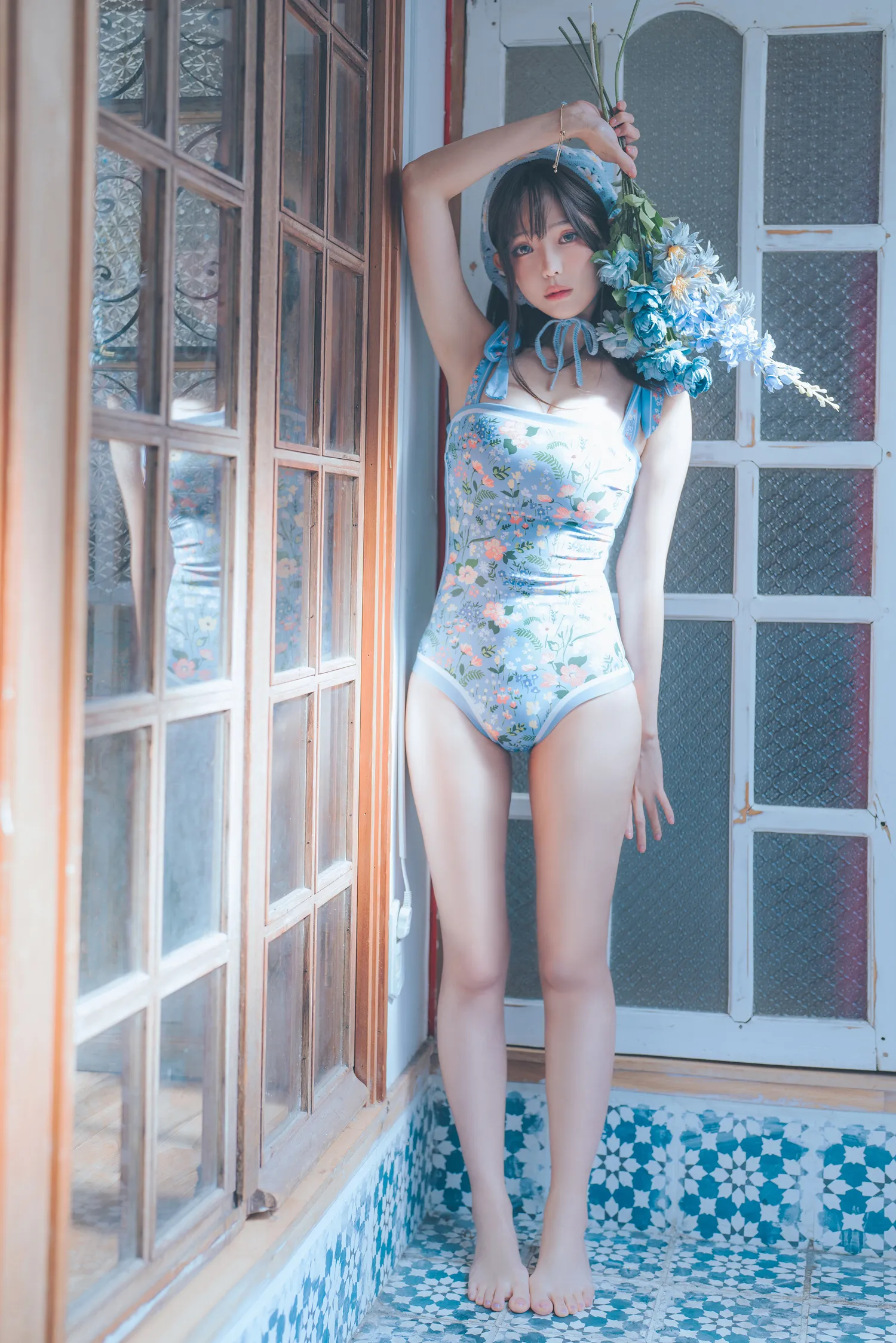 ElyEE子 NO.107_004 復古水藍花 NO.0000