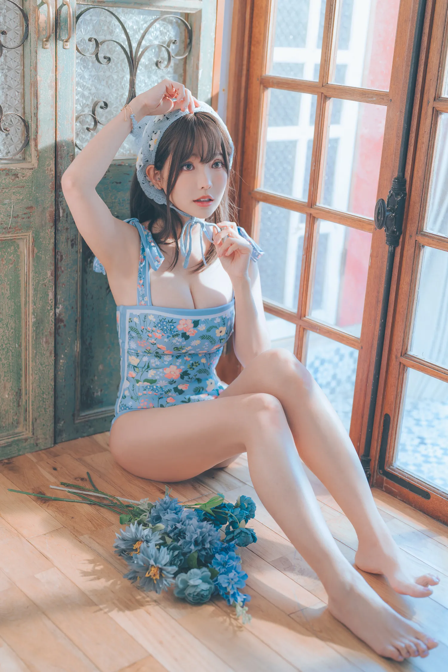 ElyEE子 NO.107_004 復古水藍花 NO.0000
