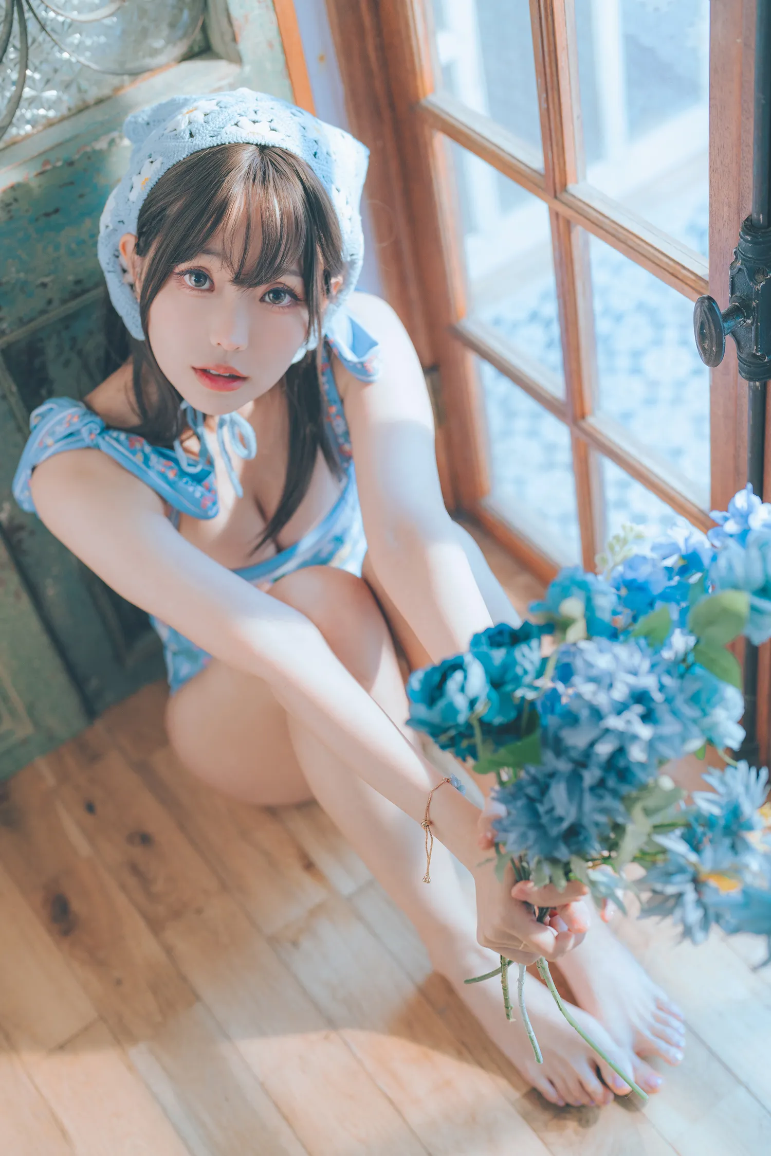 ElyEE子 NO.107_004 復古水藍花 NO.0000