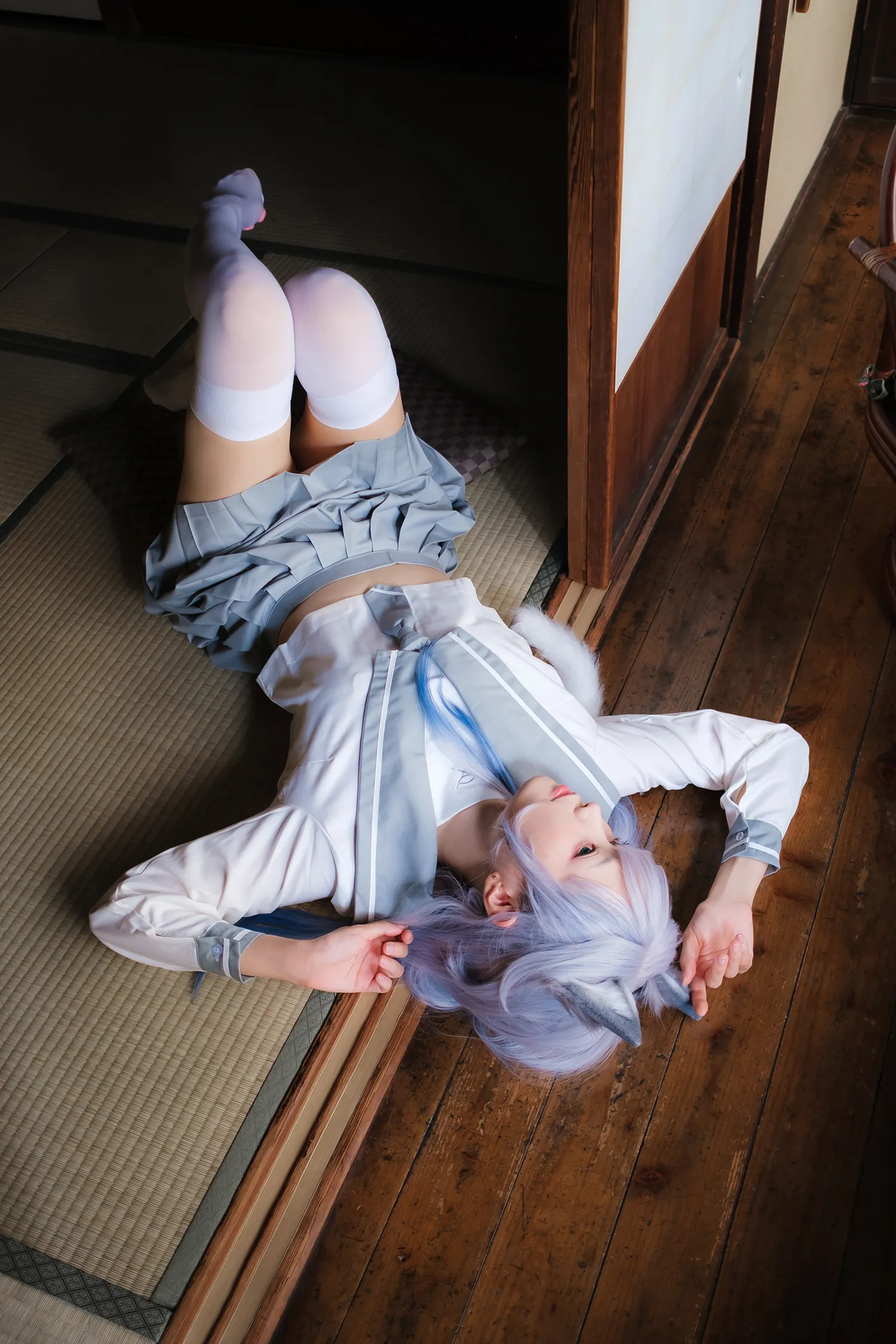 ElyEE子 NO.121_002 緣廊白貓 NO.0000