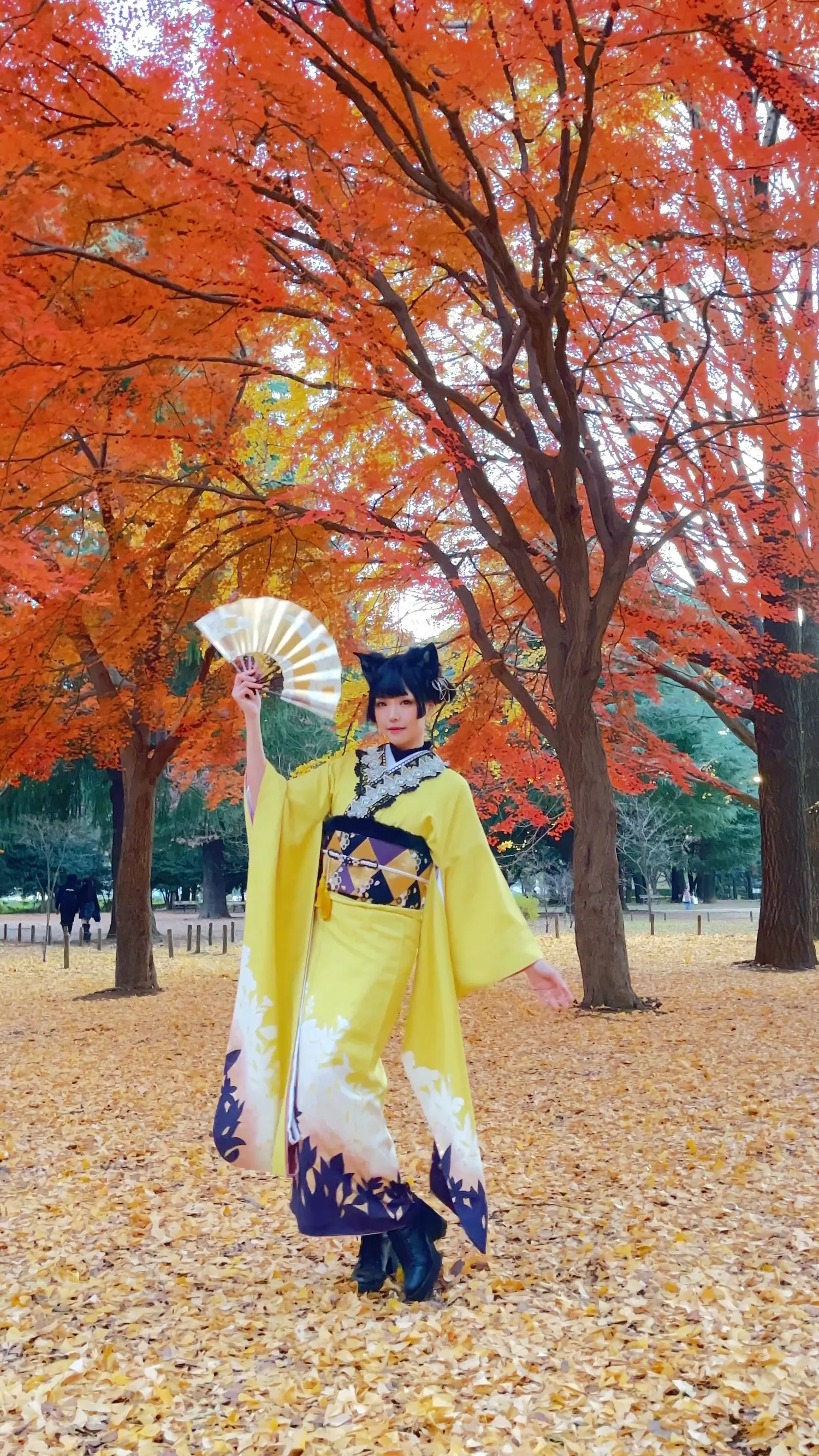 ElyEE子 NO.128_002 銀杏黑貓 NO.0000