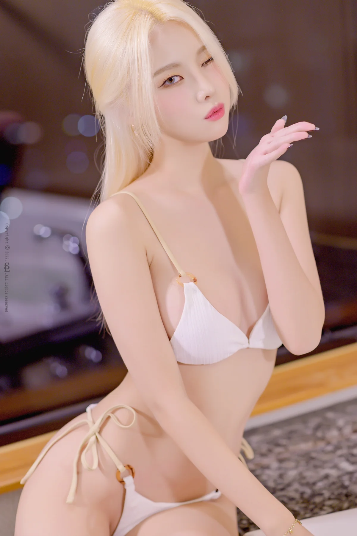 Yuna NO.057 SAINT Photolife Yuna Golden-团子研究社