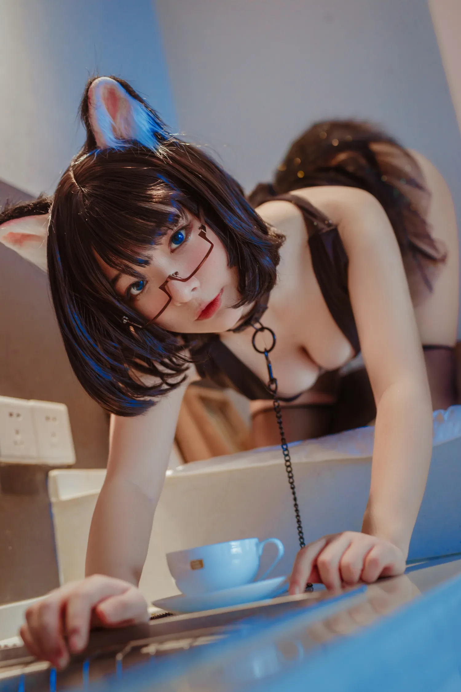 Yuuhui玉汇 NO.001 猫猫头黑裙子 NO.0000