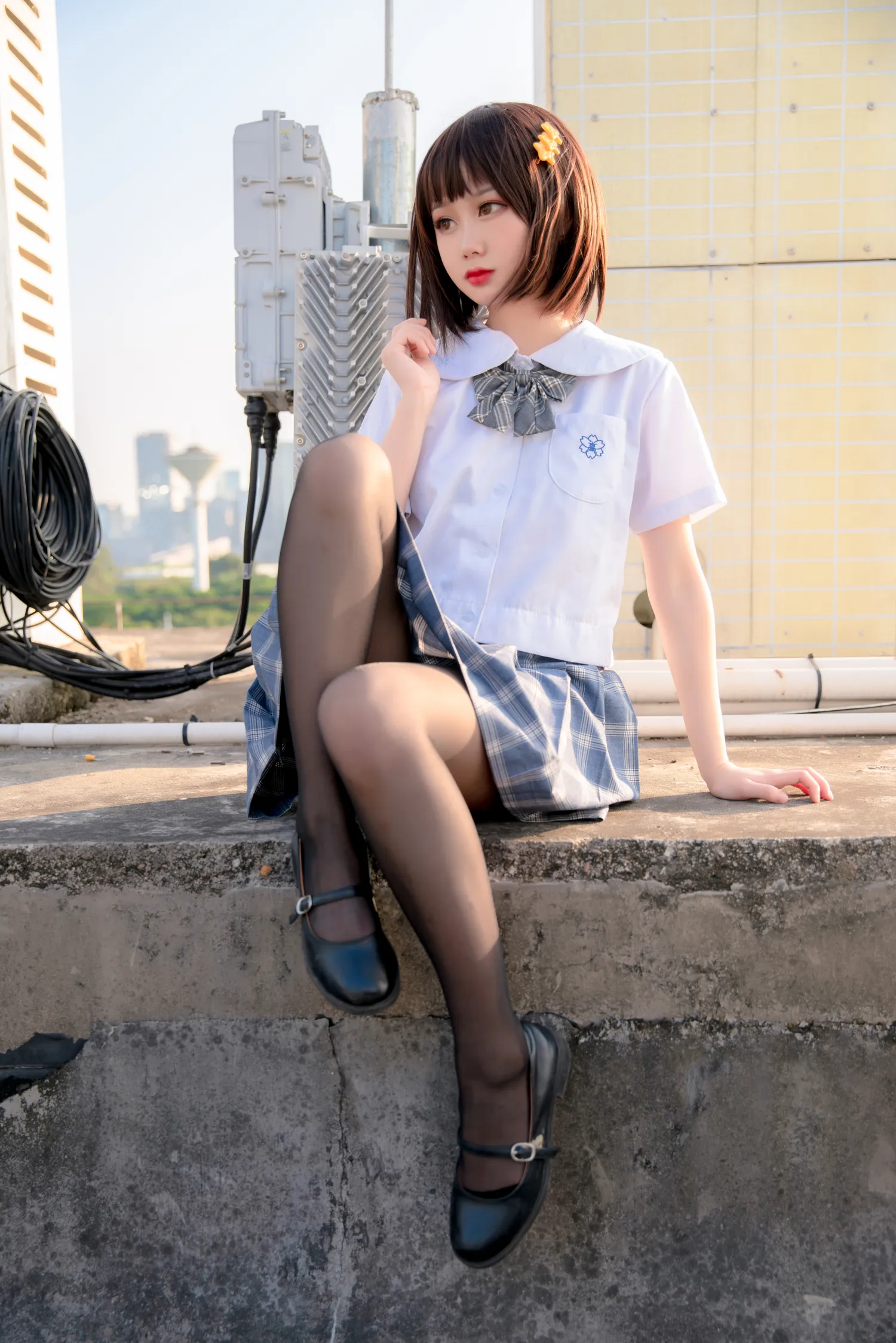 您的蛋蛋 NO.009 天台JK NO.0000