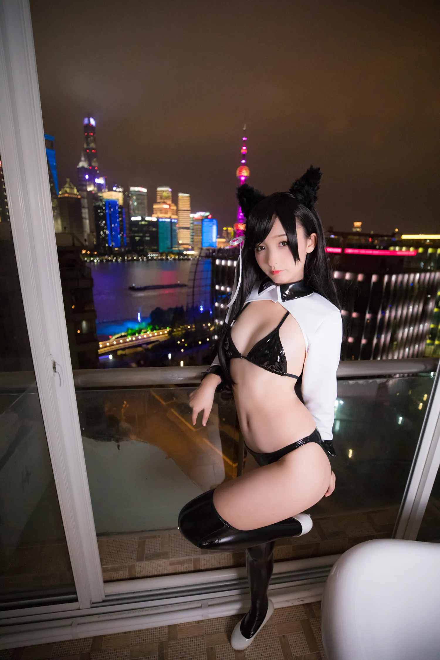 神楽坂真冬 NO.038 ATAGO LATEX VER (胶袜) NO.0000
