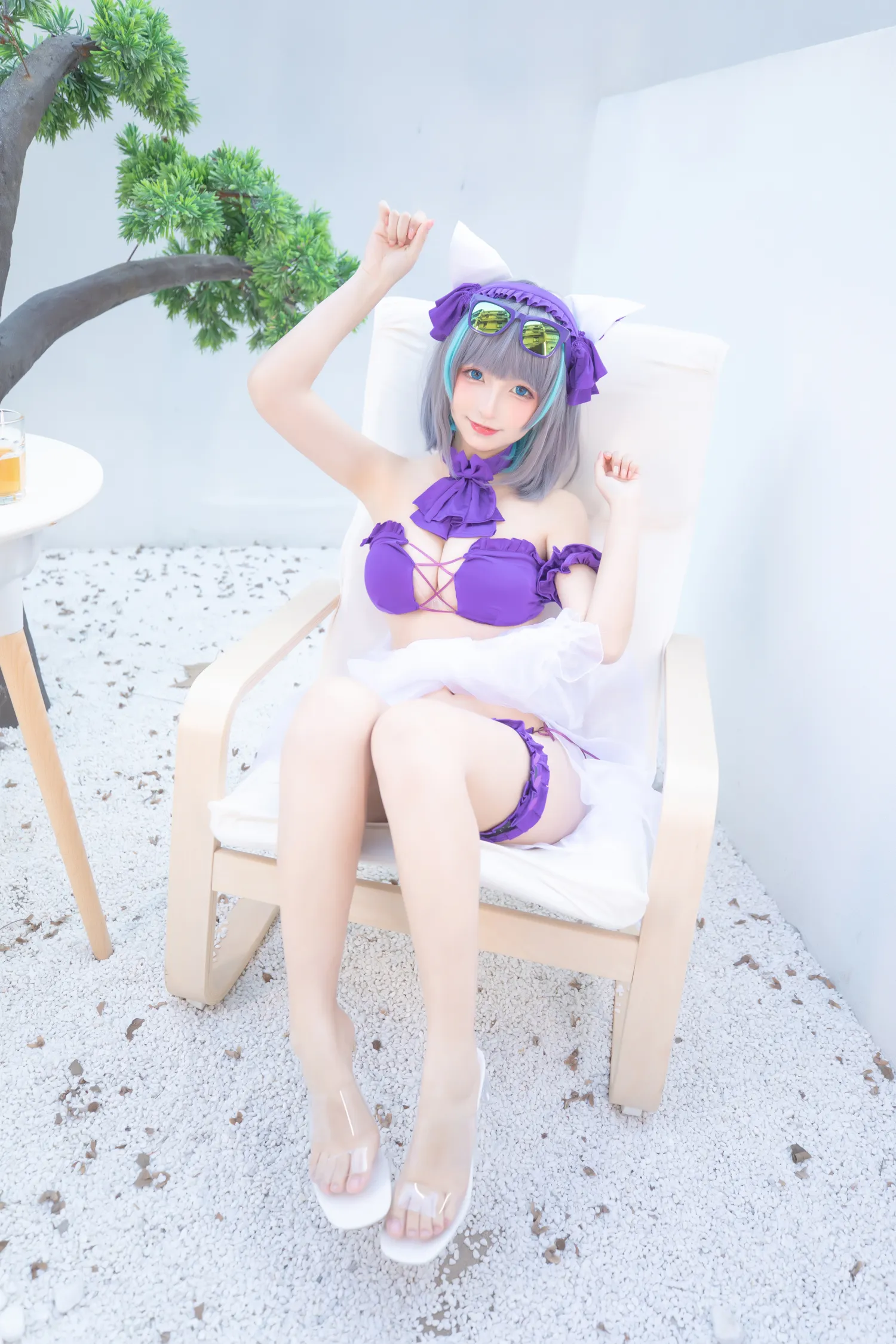 神楽坂真冬 NO.076 柴郡cos纯色庭院 NO.0000