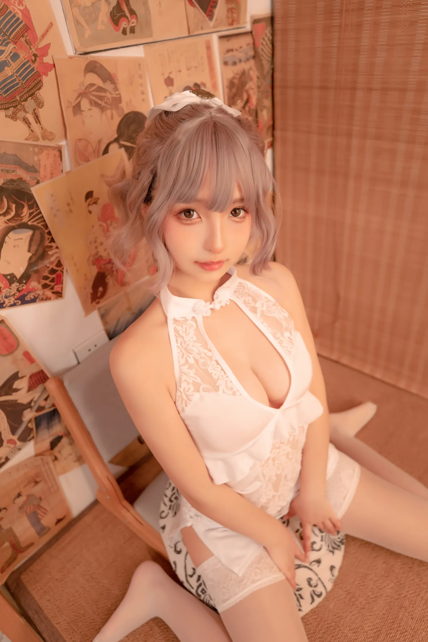 神楽坂真冬 NO.083 白旗袍 NO.0000