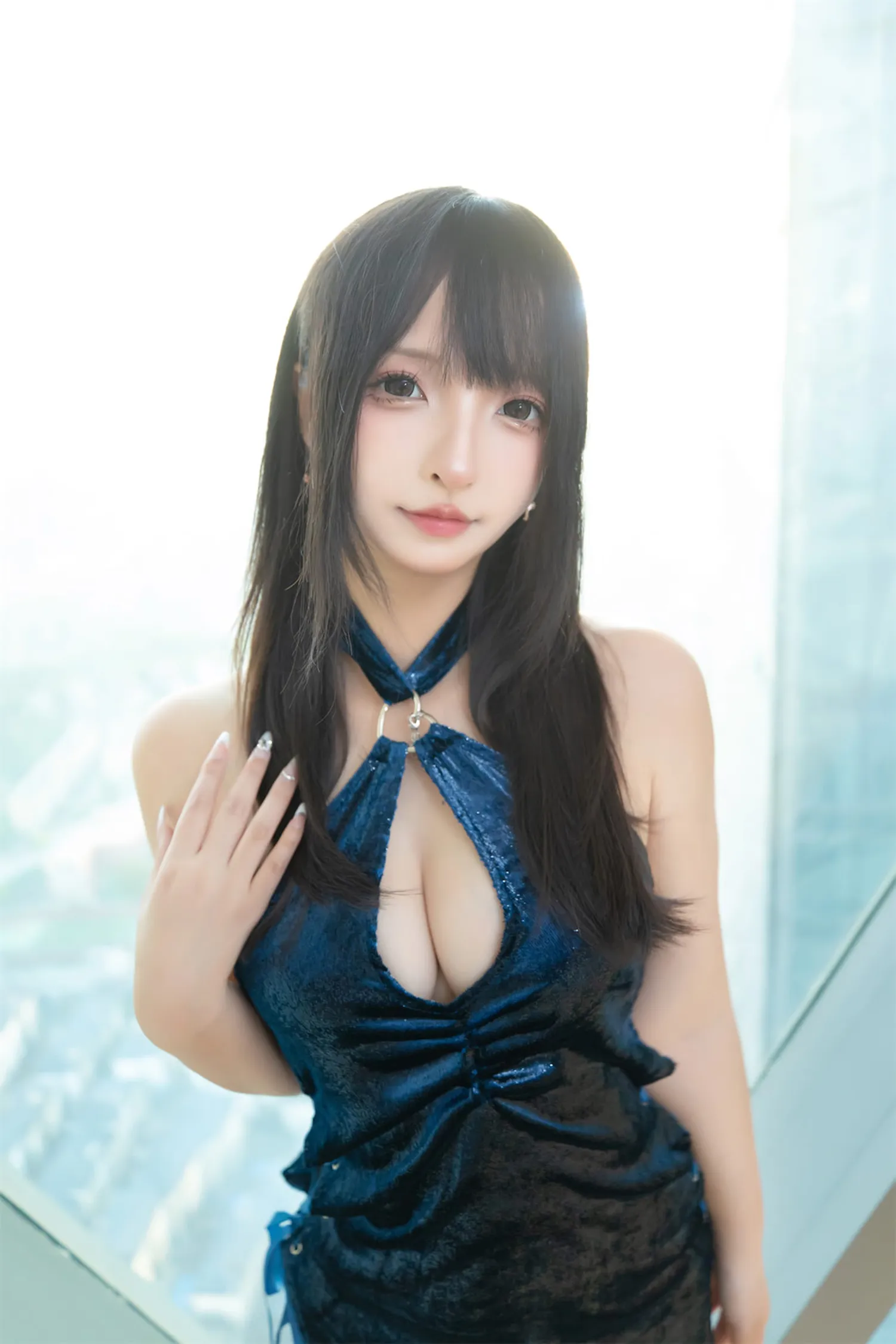 神楽坂真冬 NO.149 蓝衣旗袍 NO.0000