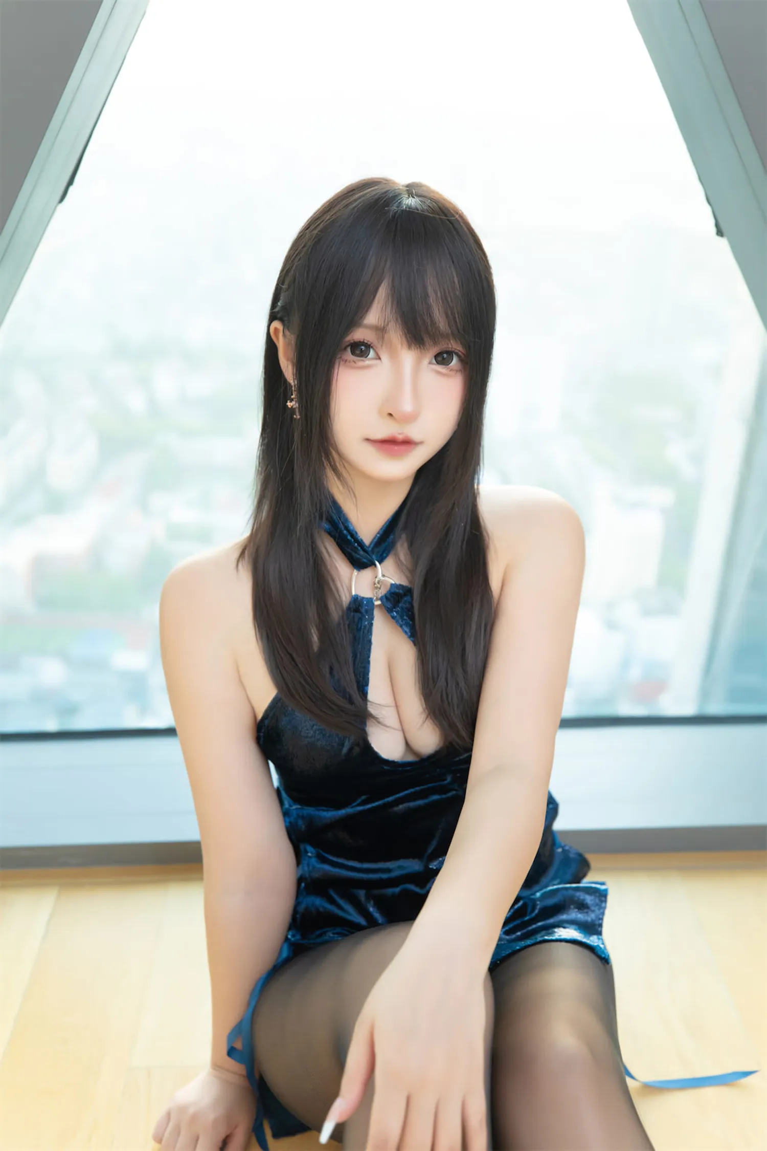 神楽坂真冬 NO.149 蓝衣旗袍 NO.0000