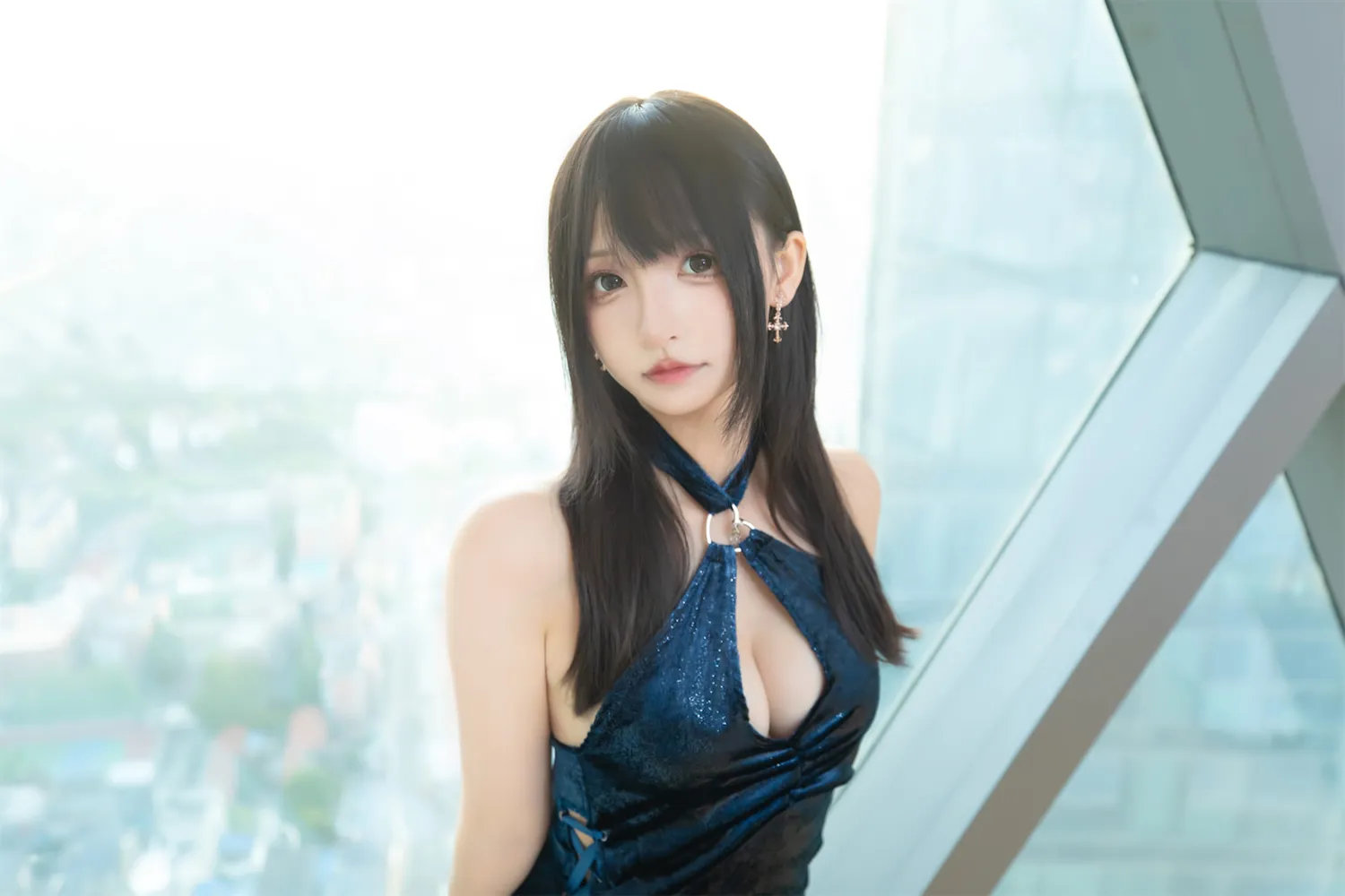 神楽坂真冬 NO.149 蓝衣旗袍 NO.0000
