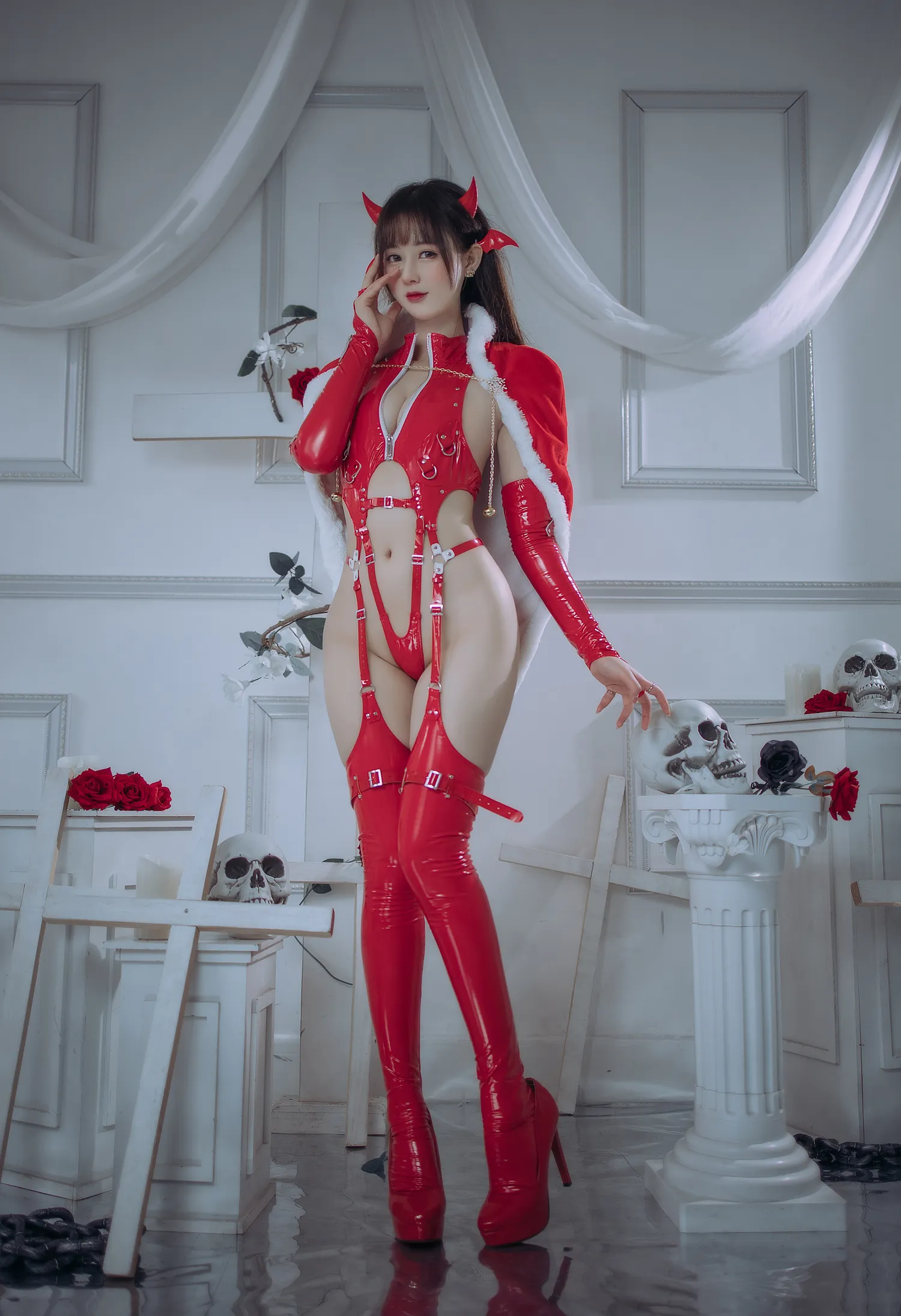 羽生三未 NO.013 小恶魔 红色胶衣 NO.0000