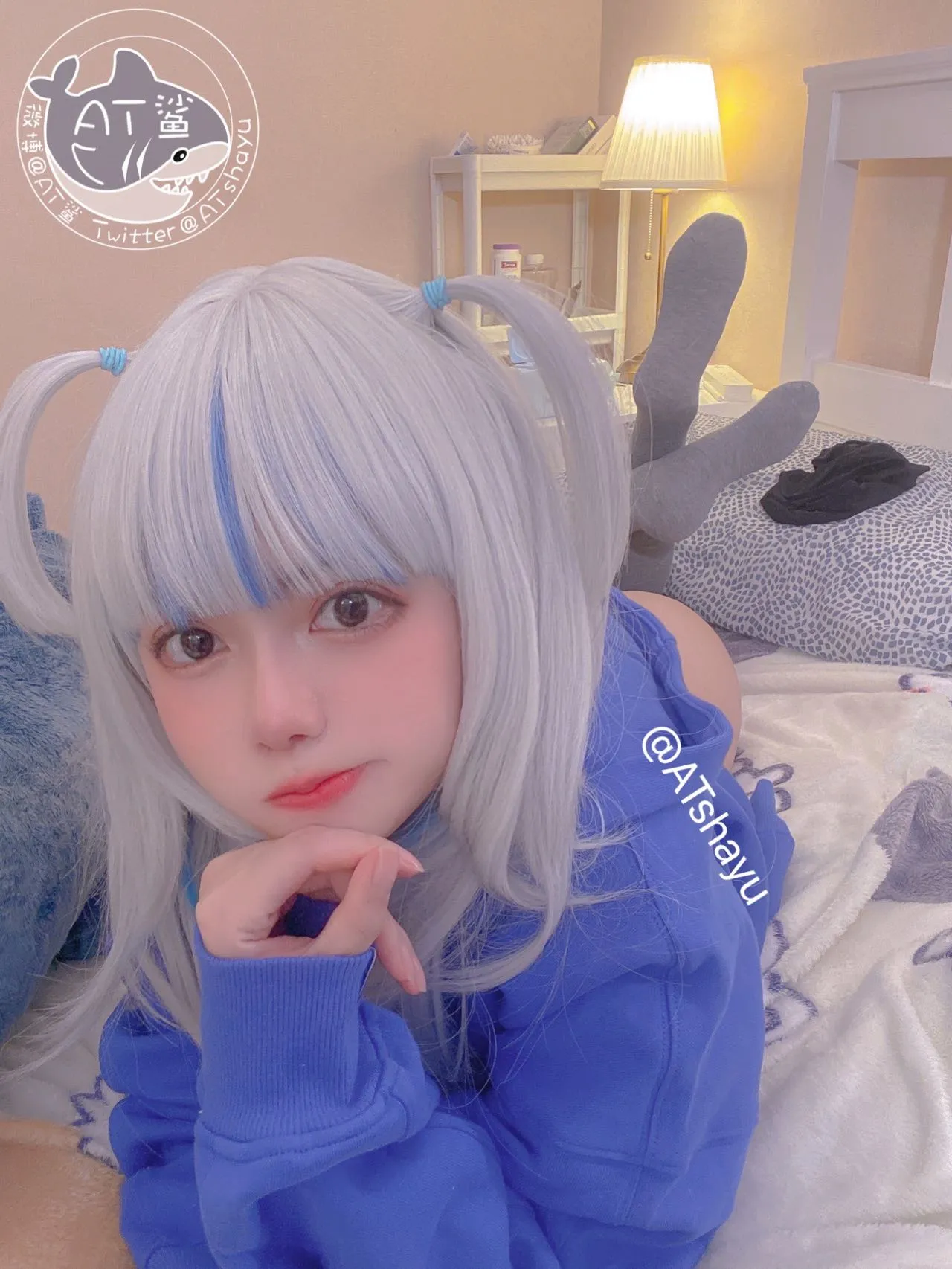 AT鲨 NO.008 蓝色上衣 NO.0000