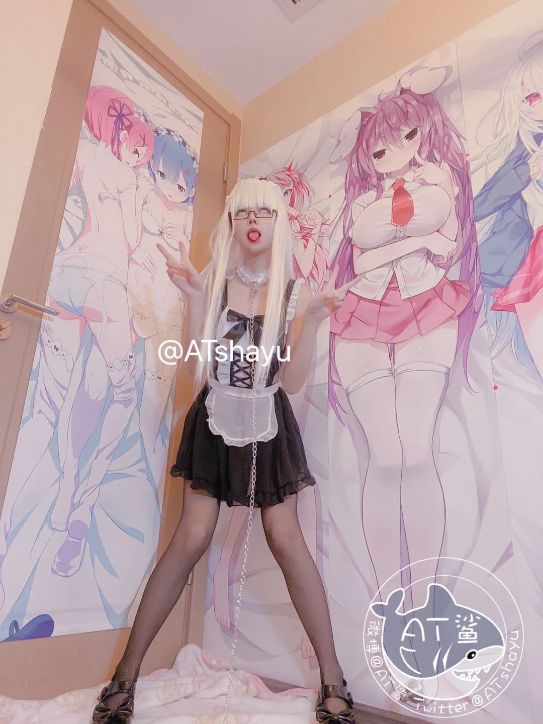 AT鲨 NO.011 女仆开档袜 NO.0000