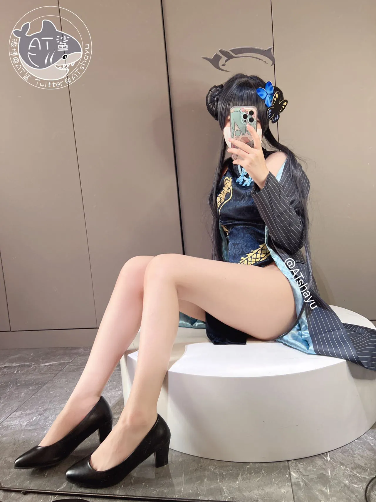 AT鲨 NO.031 蔚蓝档案 妃咲旗袍 NO.0000