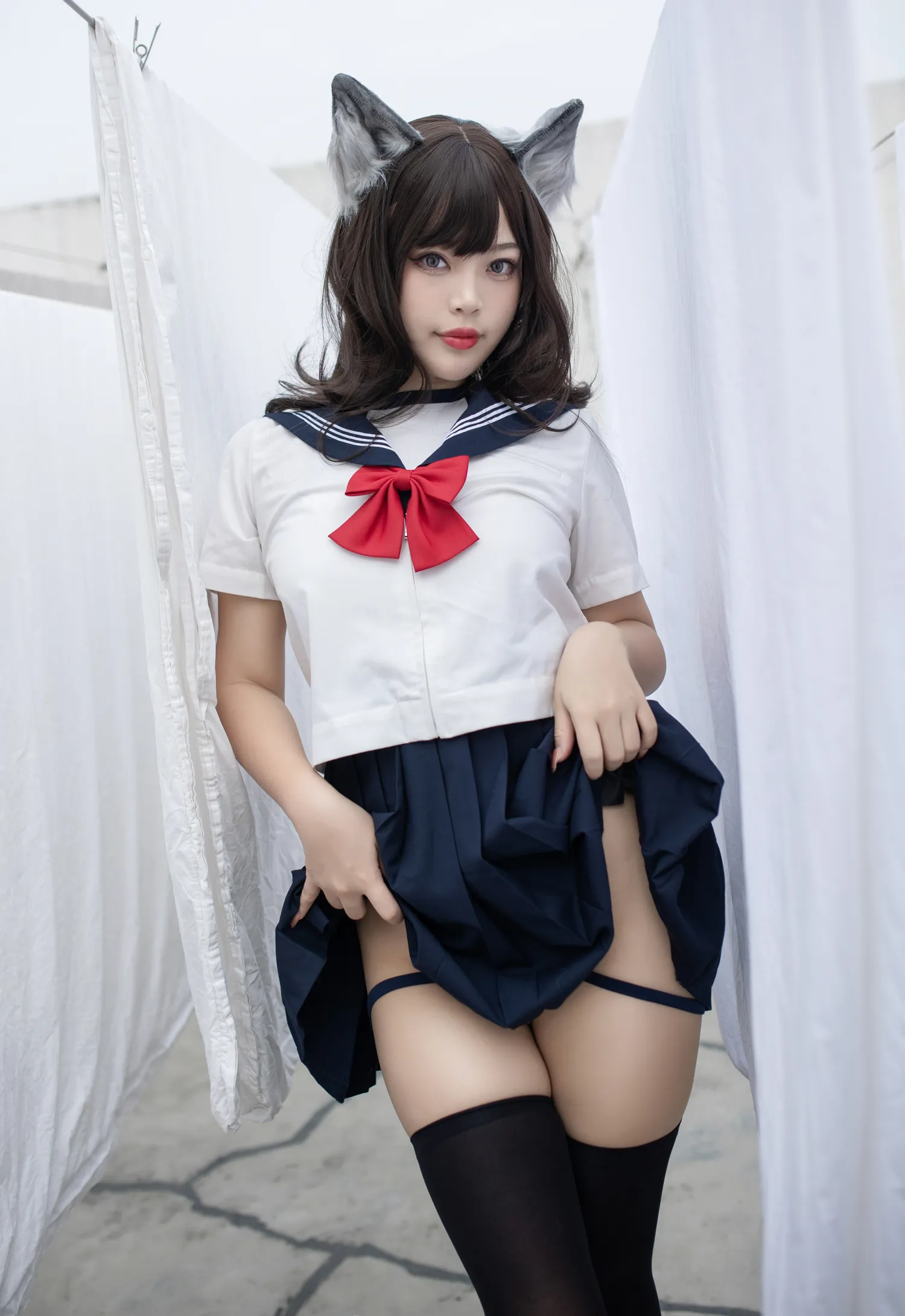白烨 NO.046 魅惑狼姐姐室外 NO.0000