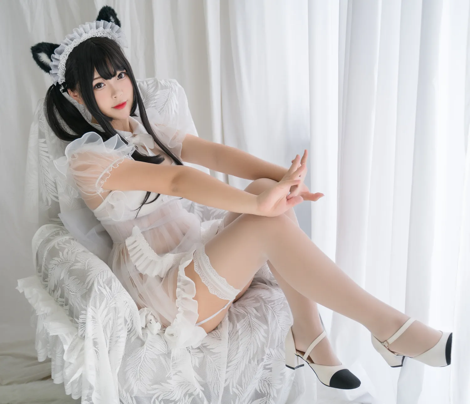 白烨 NO.060 白猫透明女仆 NO.0000