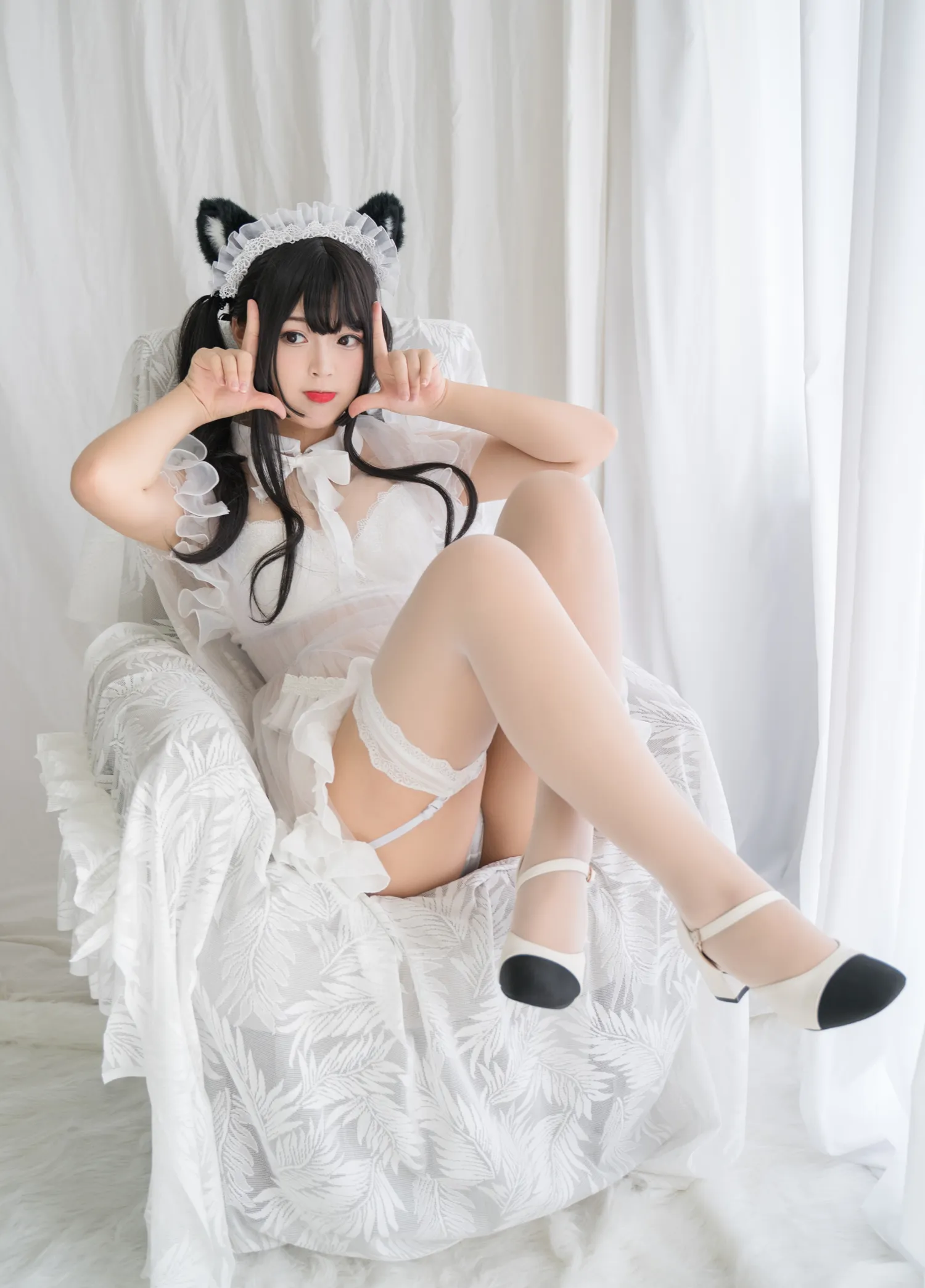 白烨 NO.060 白猫透明女仆 NO.0000