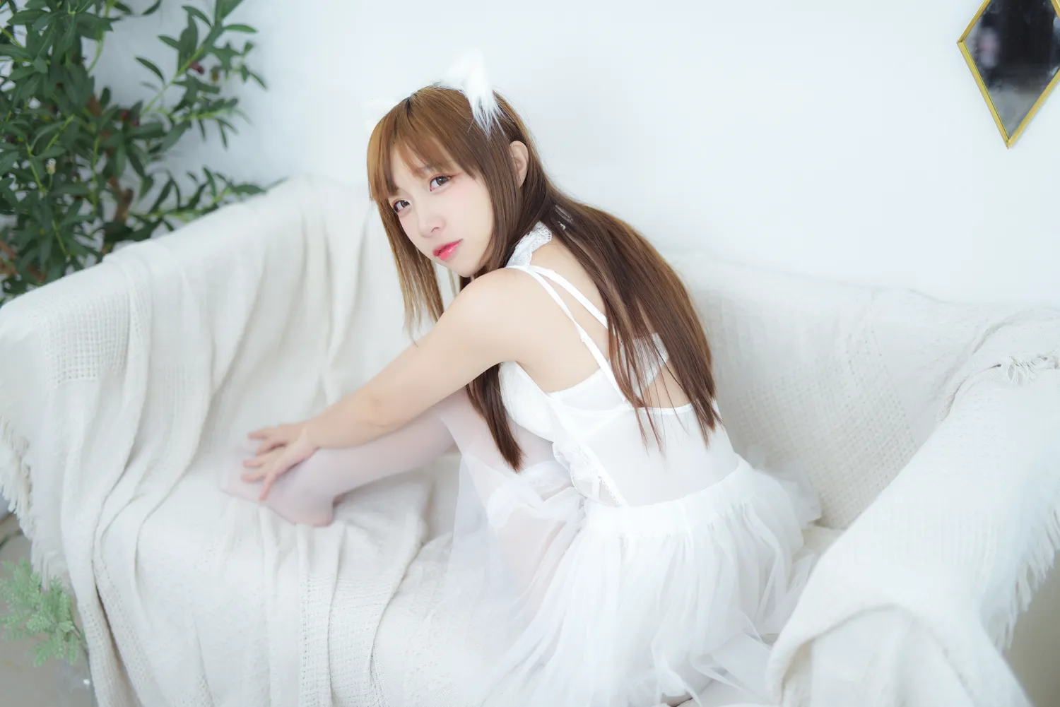 二佐Nisa NO.009 宠物少女 私房白婚纱 NO.0000