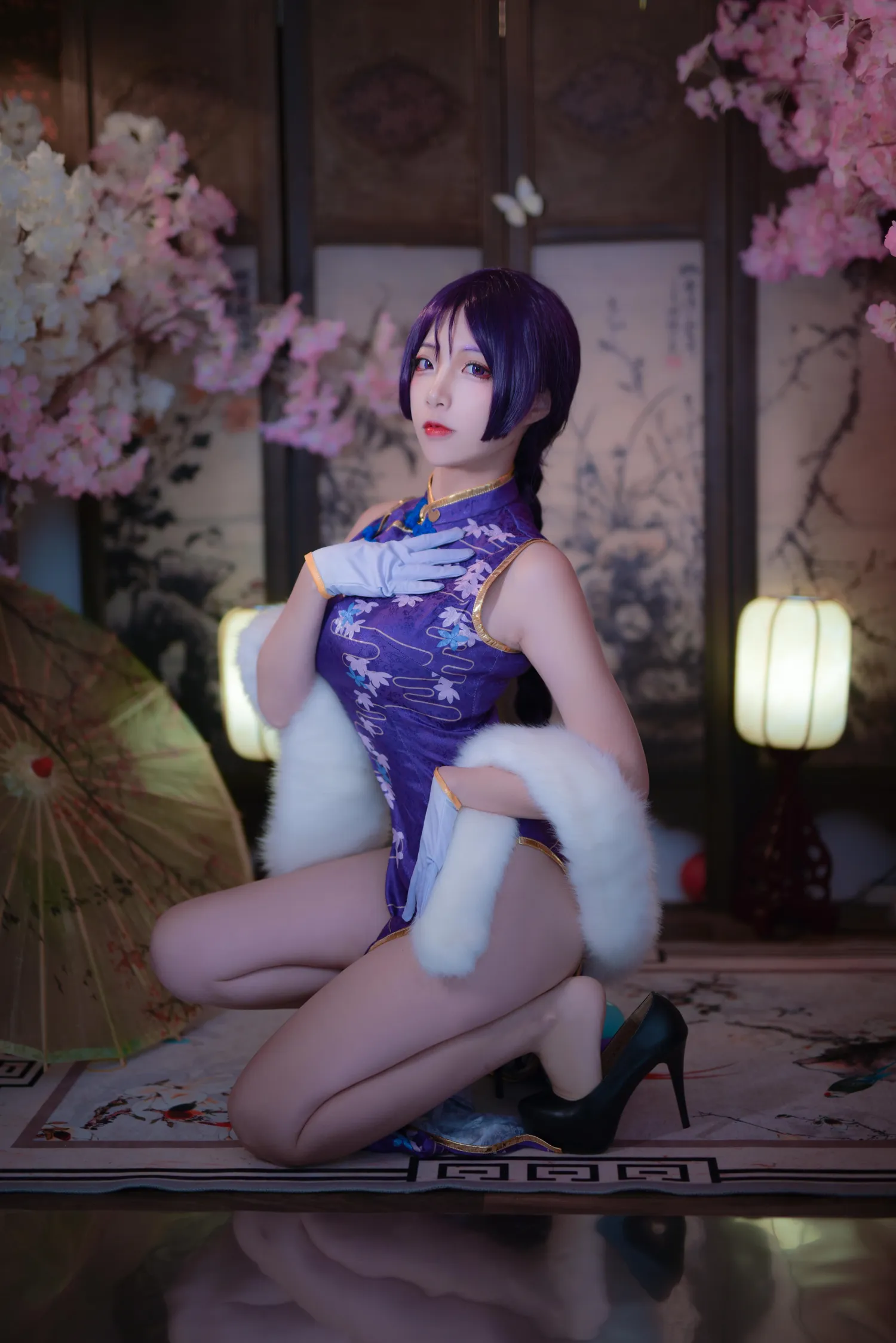 二佐Nisa NO.023 Fate奶光旗袍 NO.0000
