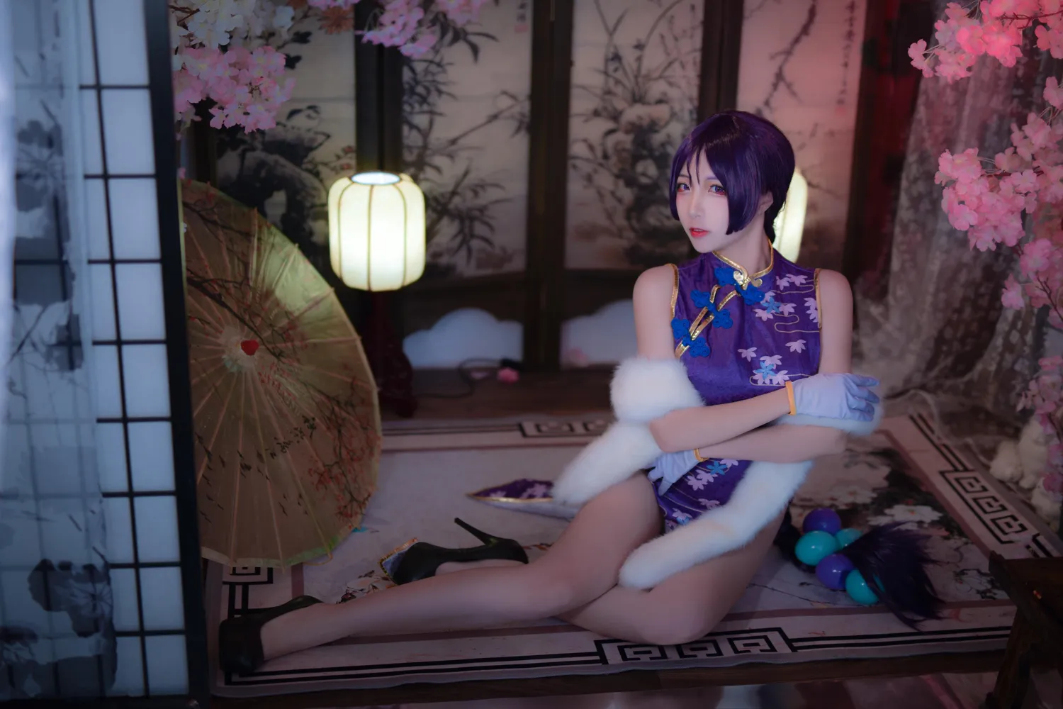 二佐Nisa NO.023 Fate奶光旗袍 NO.0000