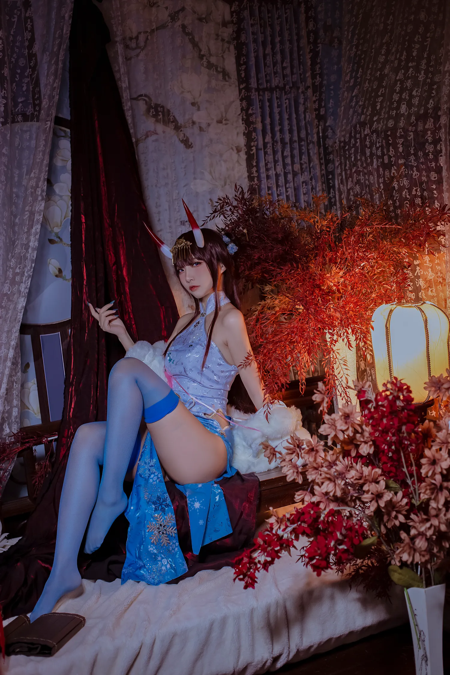 二佐Nisa NO.104 碧蓝航线 能代旗袍 NO.0000