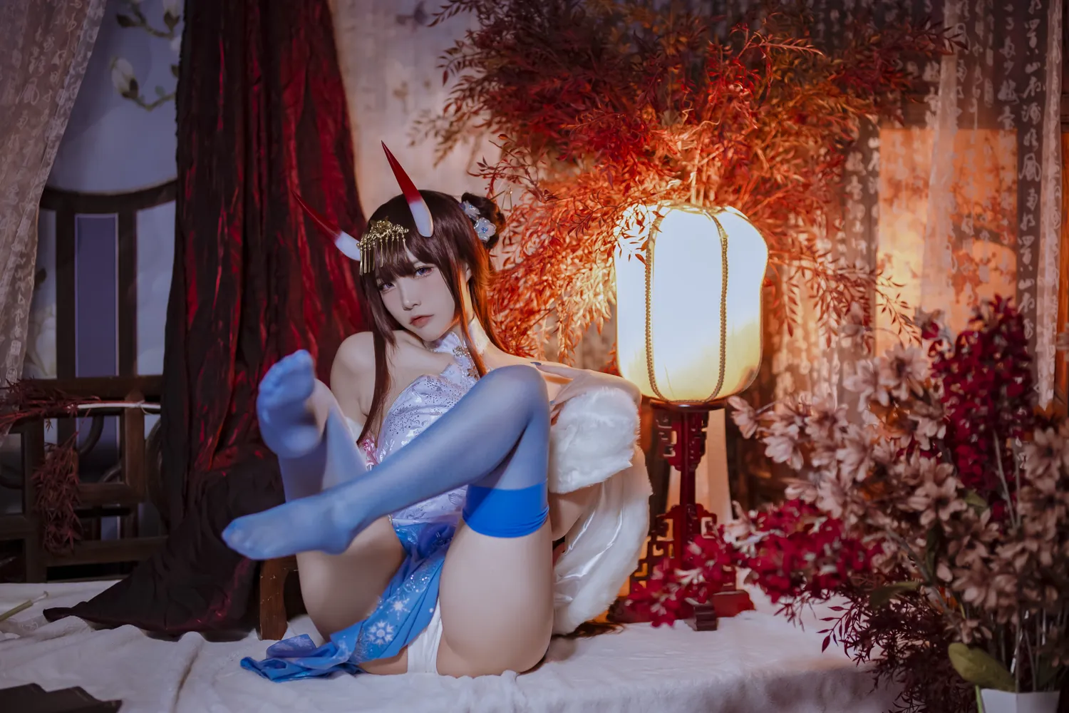 二佐Nisa NO.104 碧蓝航线 能代旗袍 NO.0000
