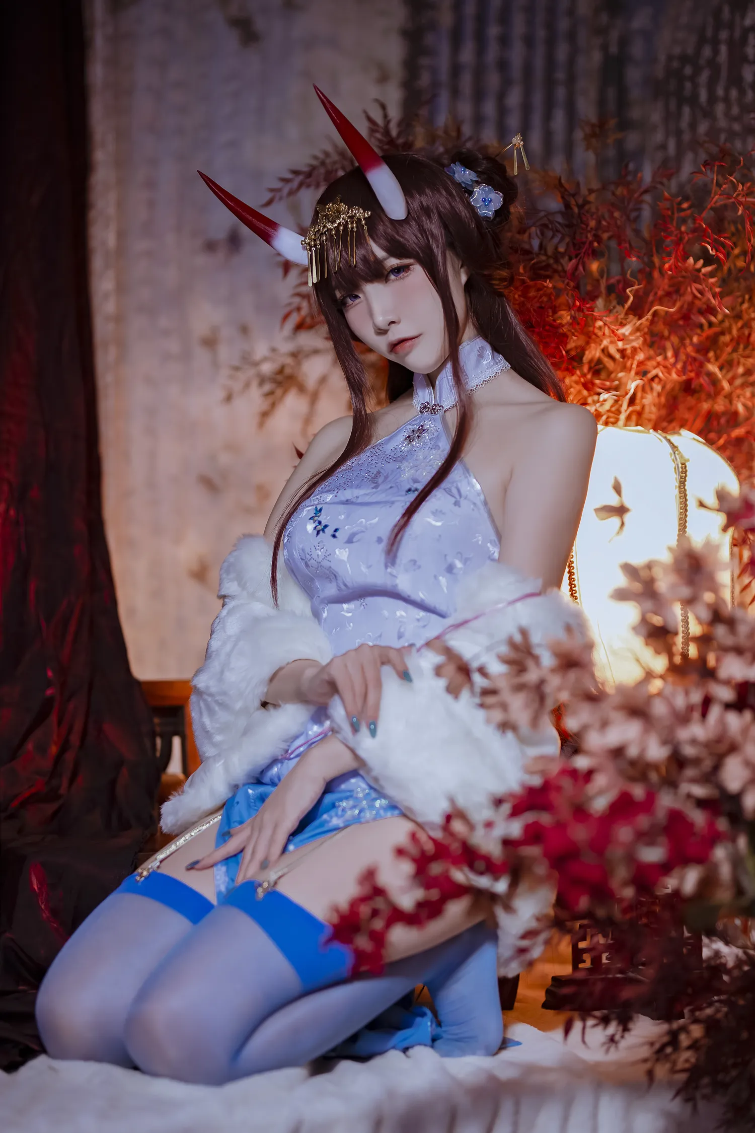 二佐Nisa NO.104 碧蓝航线 能代旗袍 NO.0000