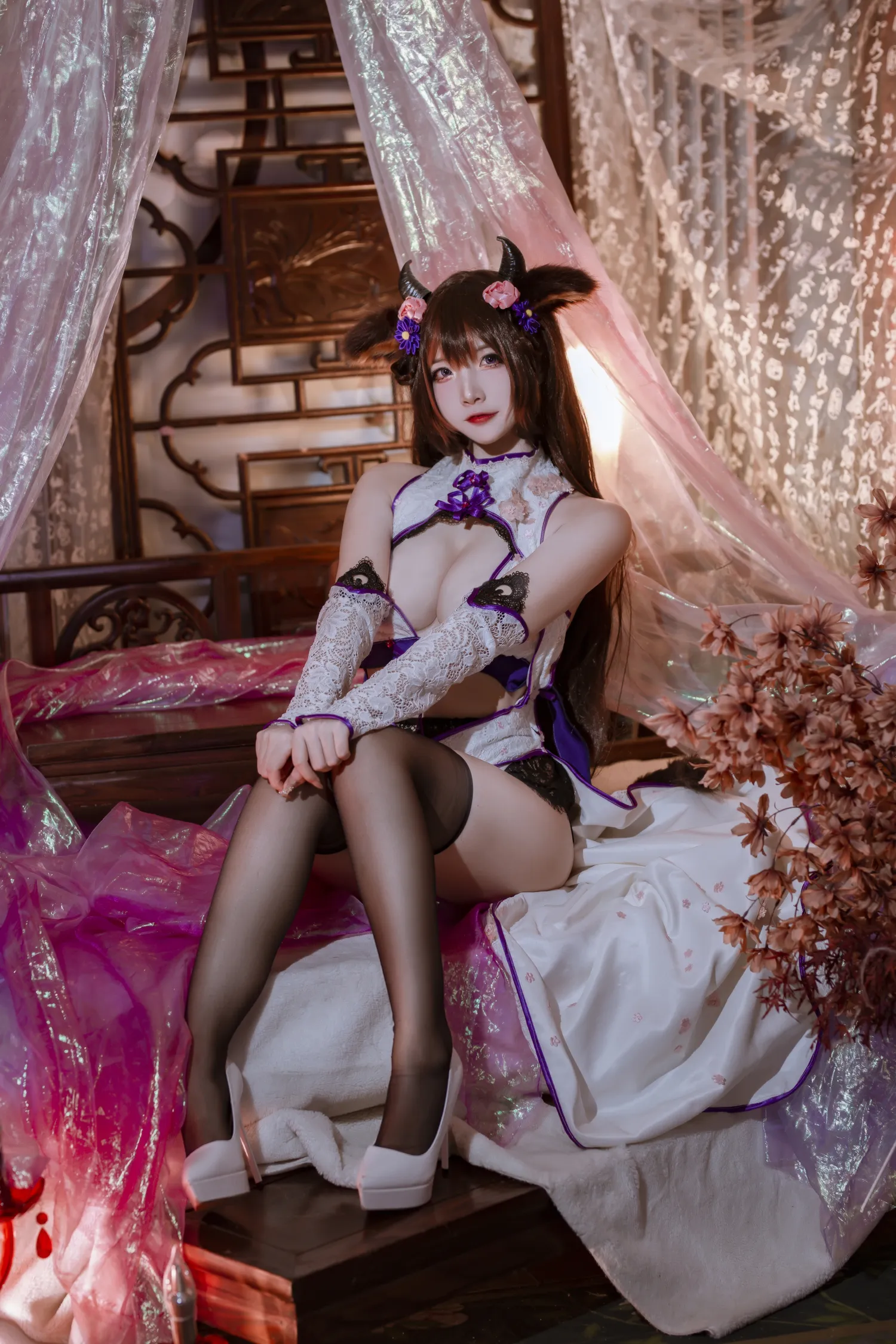 二佐 NO.142_003 碧蓝樫野旗袍 NO.0000