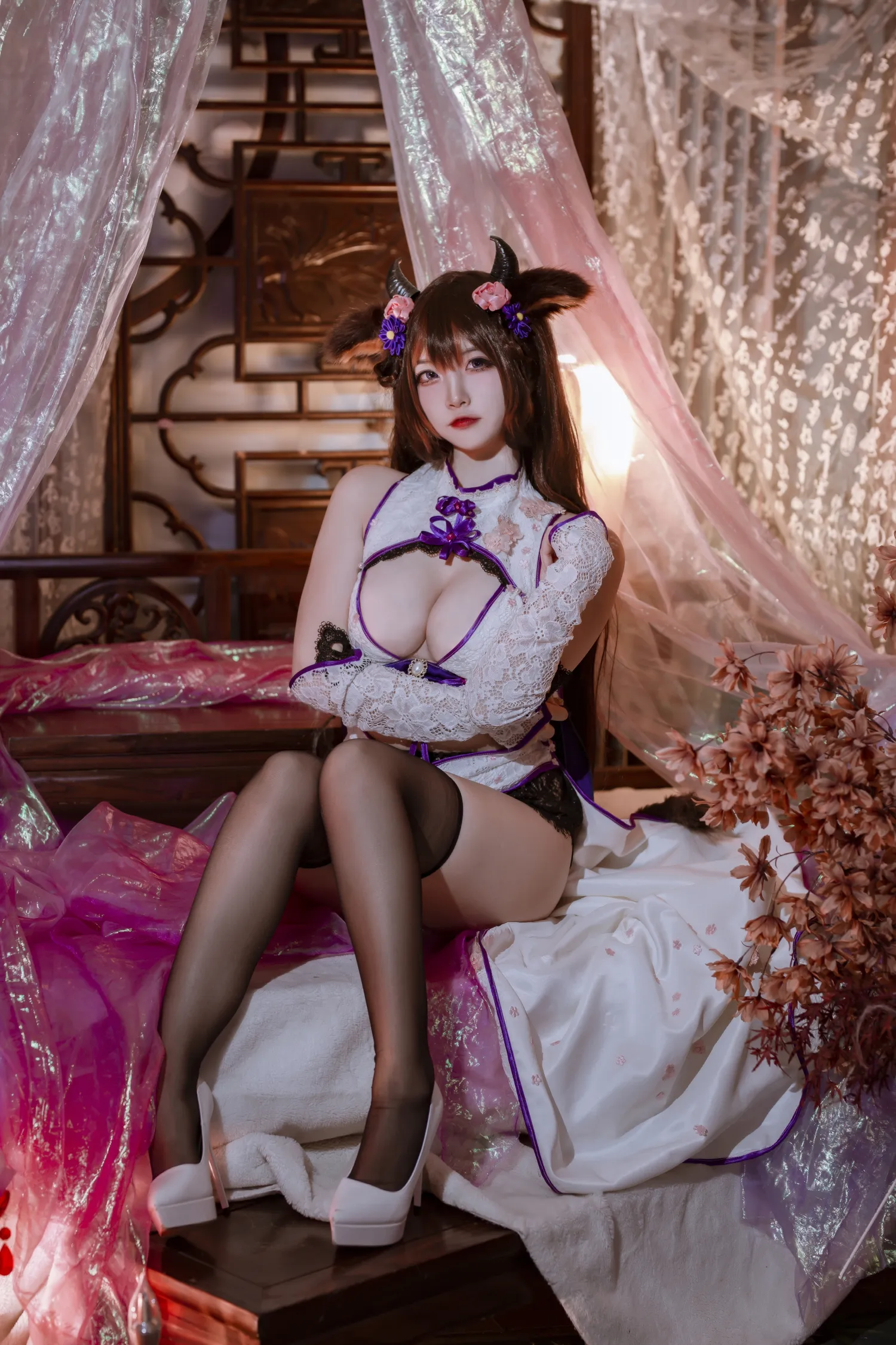 二佐 NO.142_003 碧蓝樫野旗袍 NO.0000