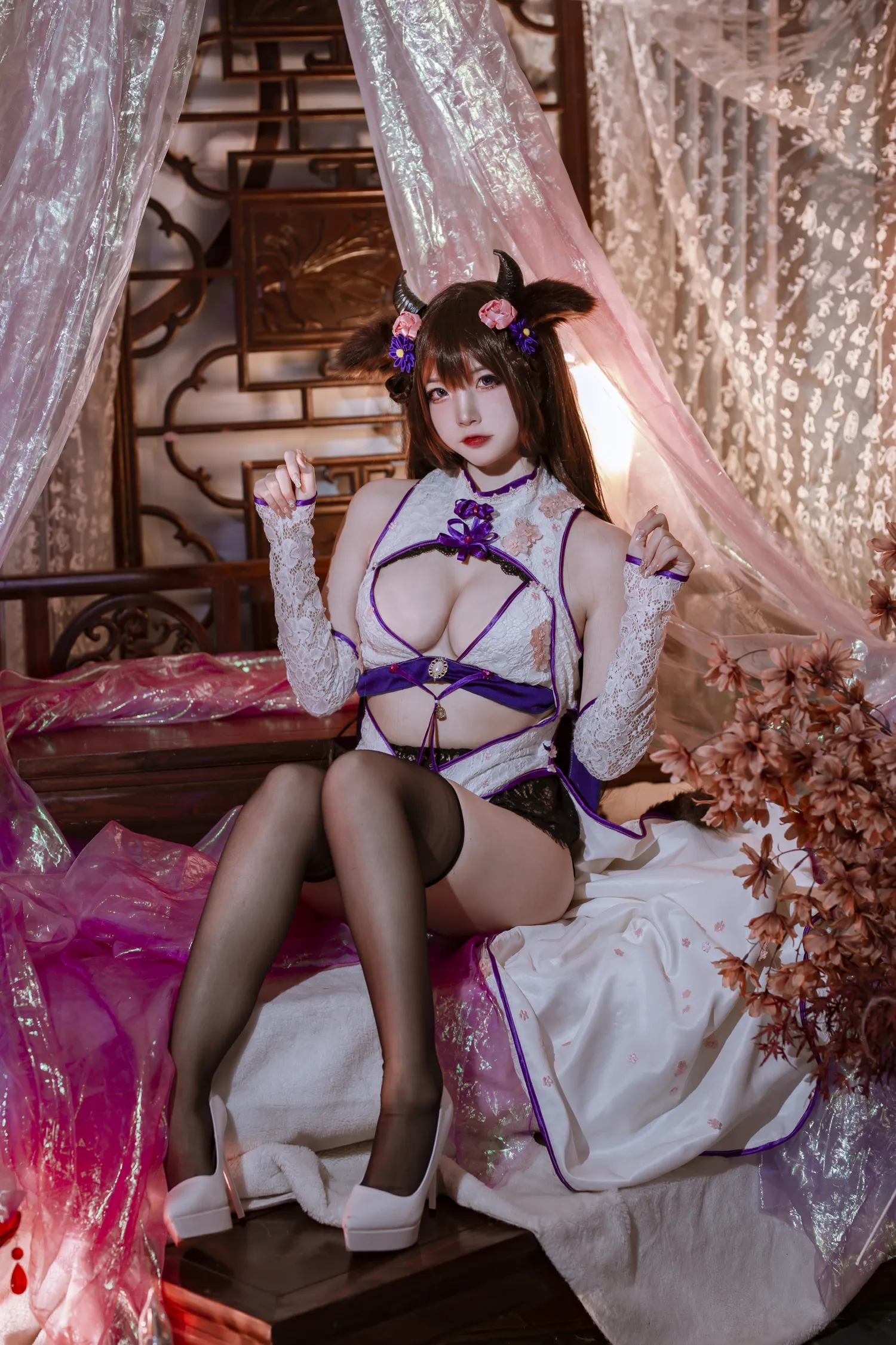二佐 NO.142_003 碧蓝樫野旗袍 NO.0000