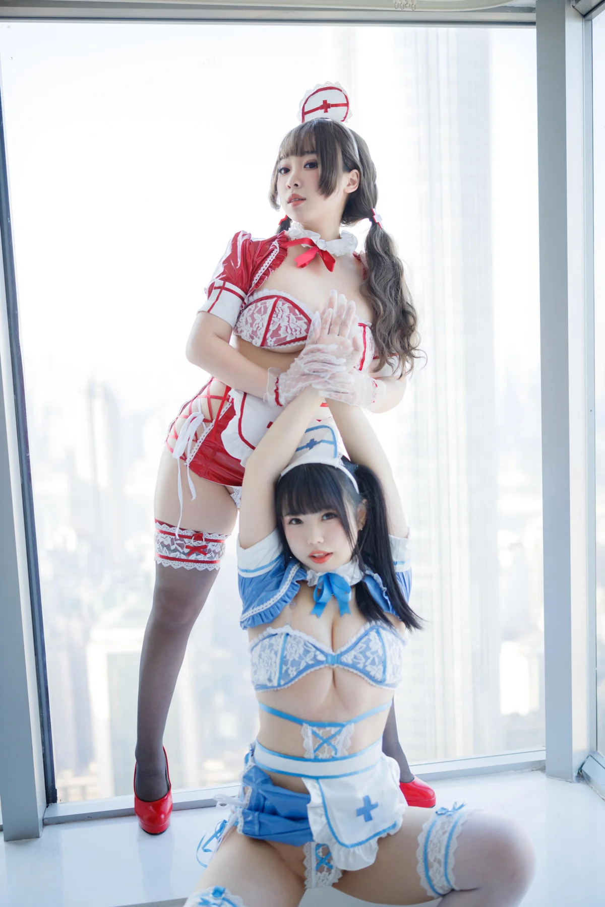 胡桃猫Kurumineko NO.039 &十万珍吱伏特 红&蓝-团子研究社