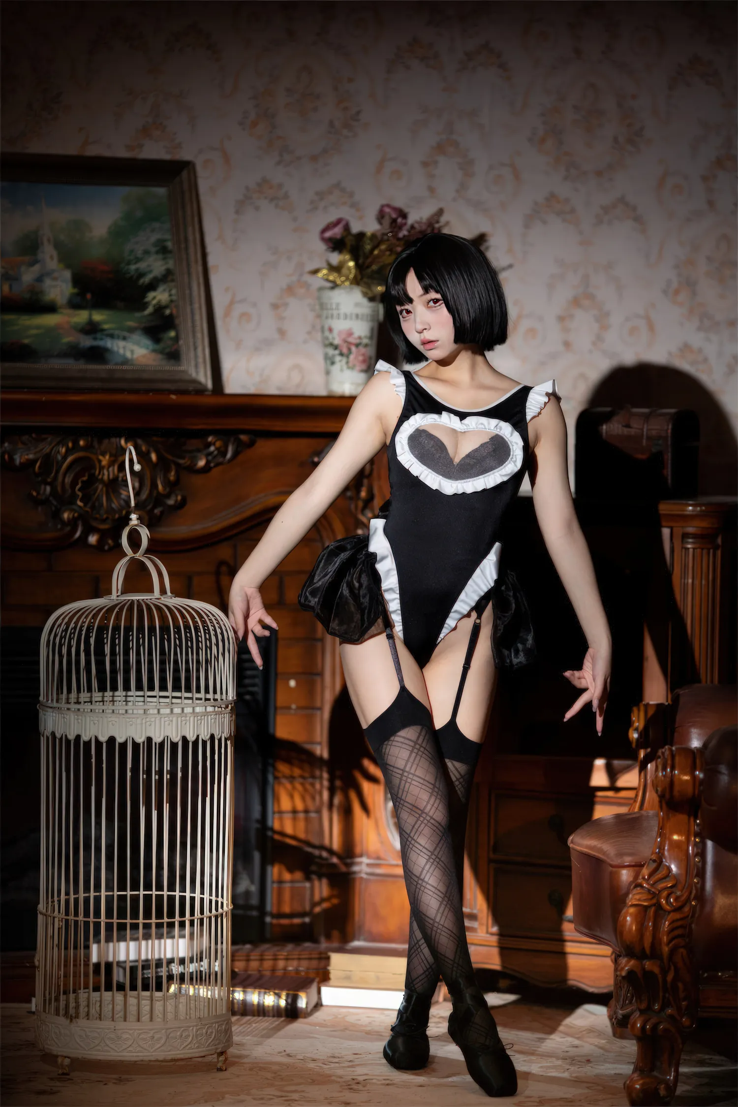 花铃 NO.025 吊带袜高叉 NO.0000