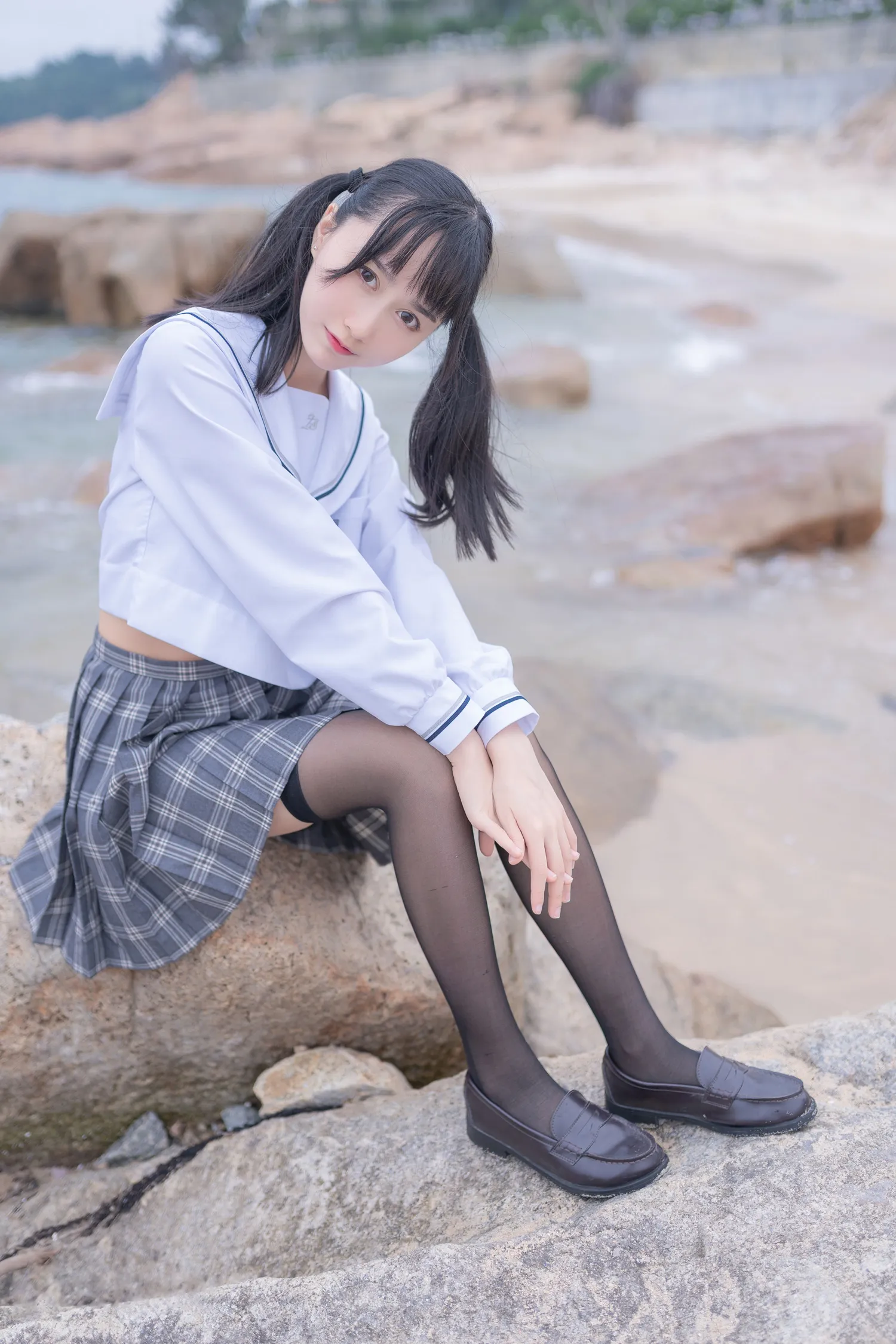 木绵绵 NO.039 海边JK NO.0000