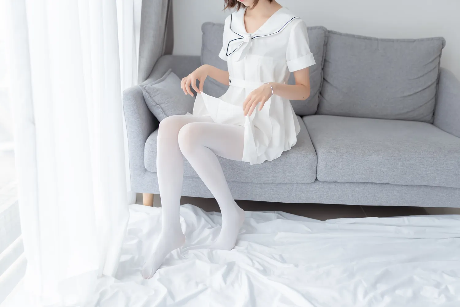 木绵绵 NO.051 纯情白裙 NO.0000