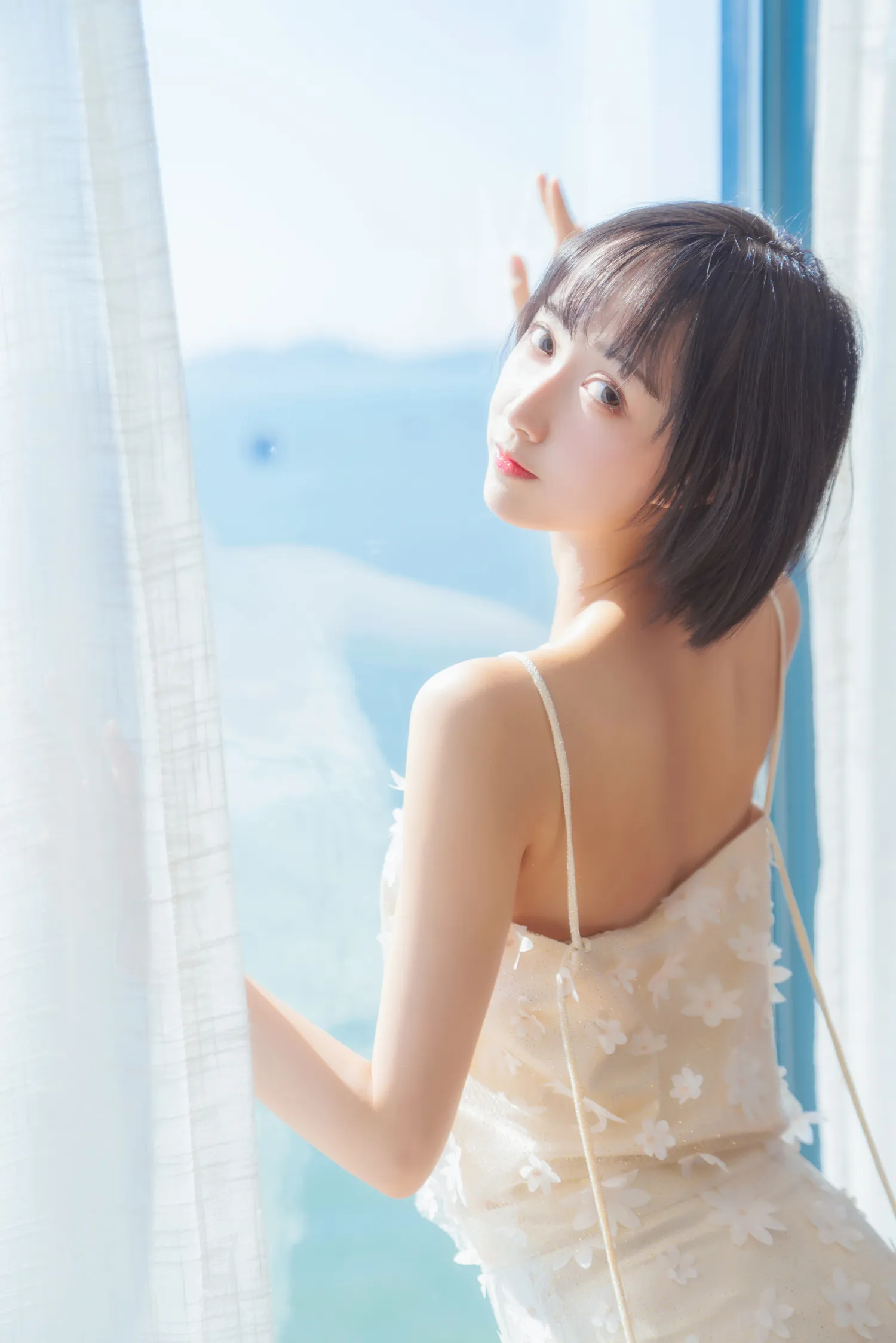 木绵绵 NO.055 暖冬的海 米色裙子 NO.0000