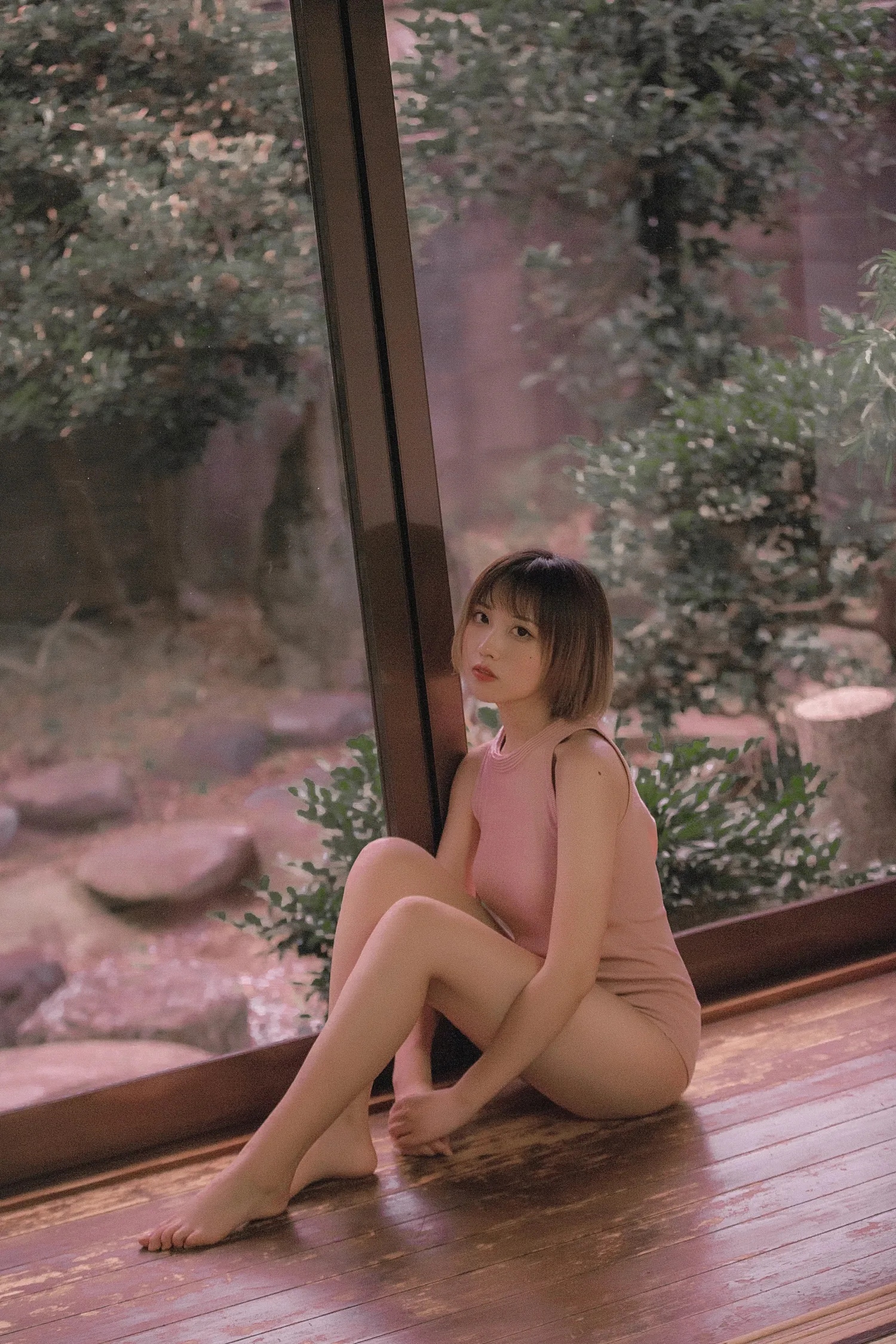 念雪 NO.003_001 粉色连体衣 NO.0000
