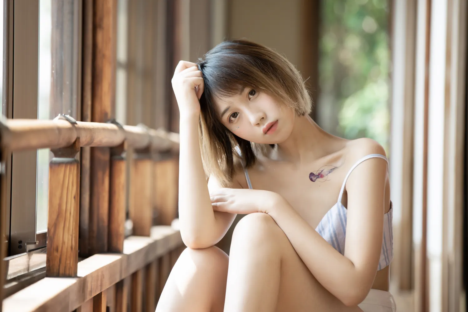 念雪 NO.003_003 蓝白条纹 NO.0000