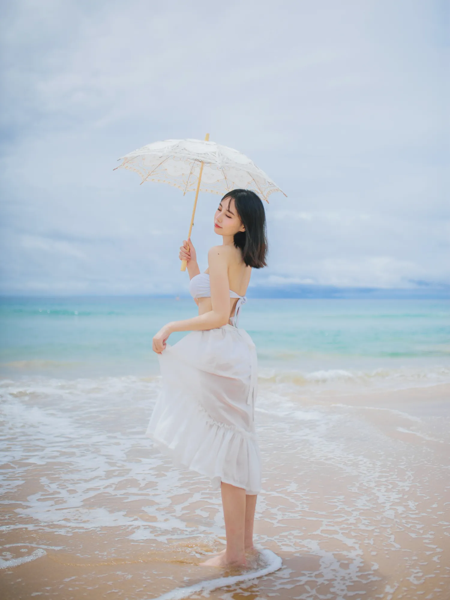 念雪 NO.010 听海 NO.0000