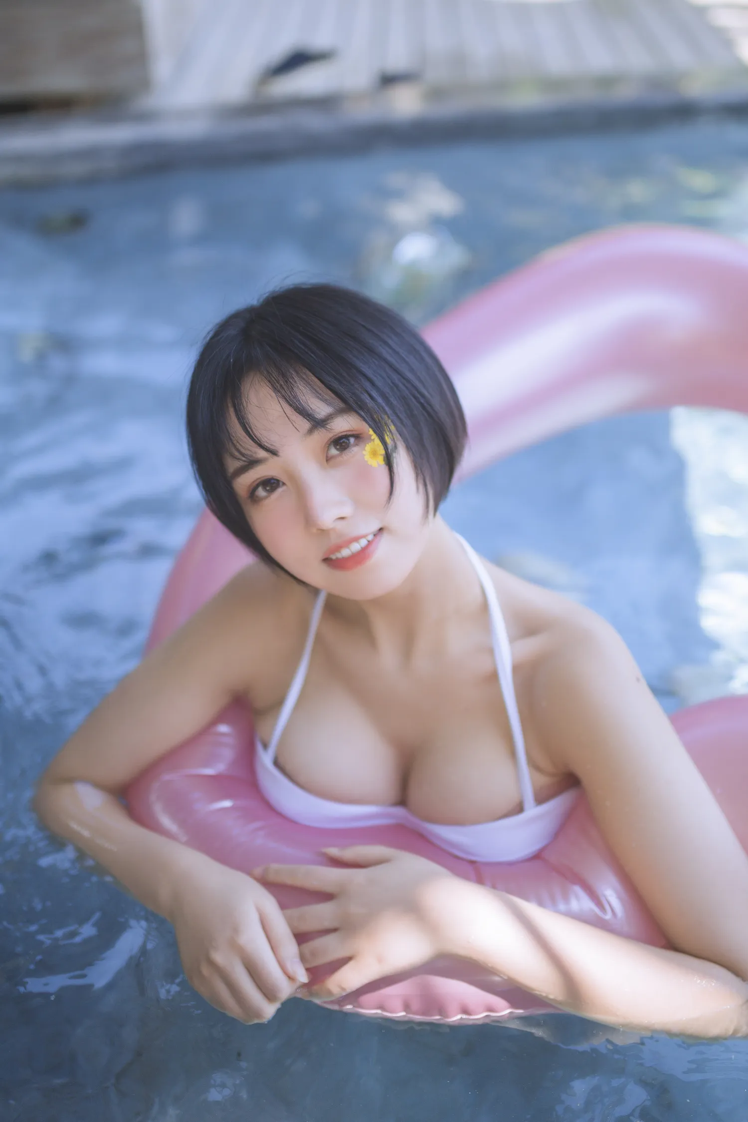 念雪 NO.017 白色泳衣 NO.0000