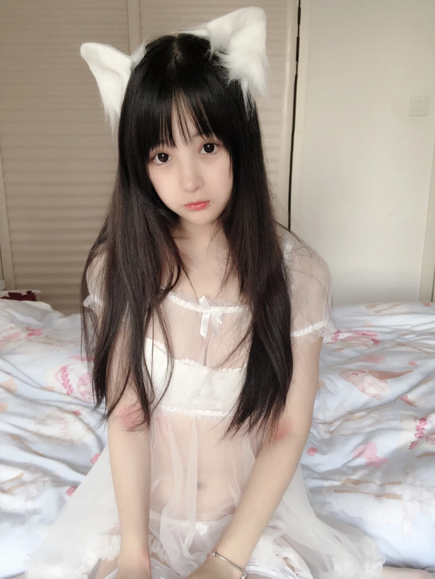 桜井宁宁 NO.023 小白猫 蕾丝内衣 NO.0000