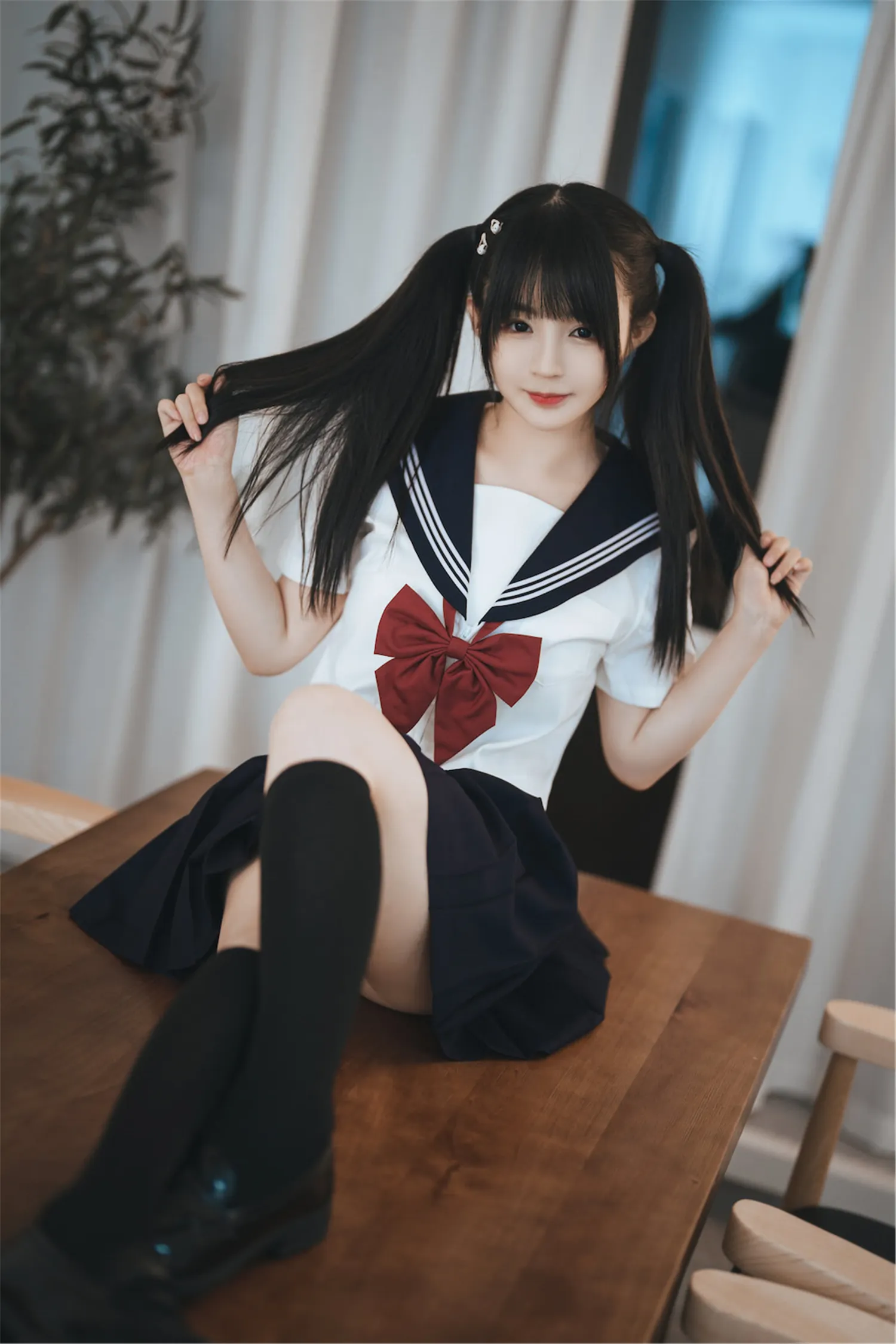 桜井宁宁 NO.066 双马尾JK NO.0000