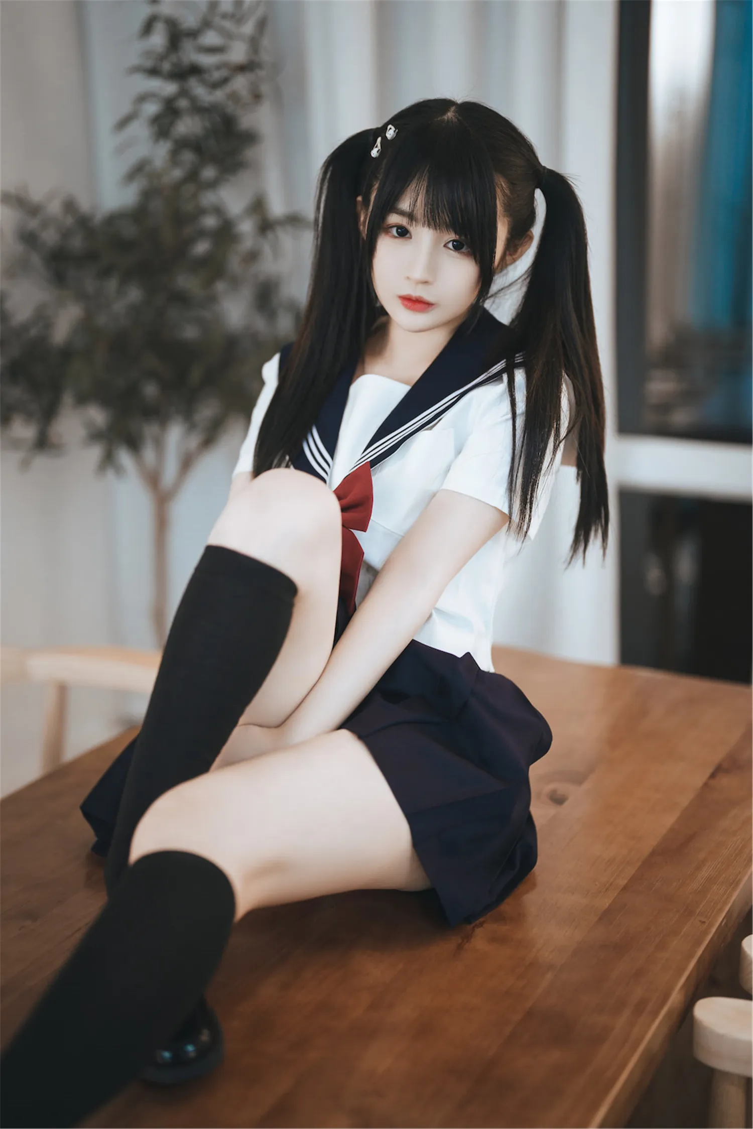 桜井宁宁 NO.066 双马尾JK NO.0000